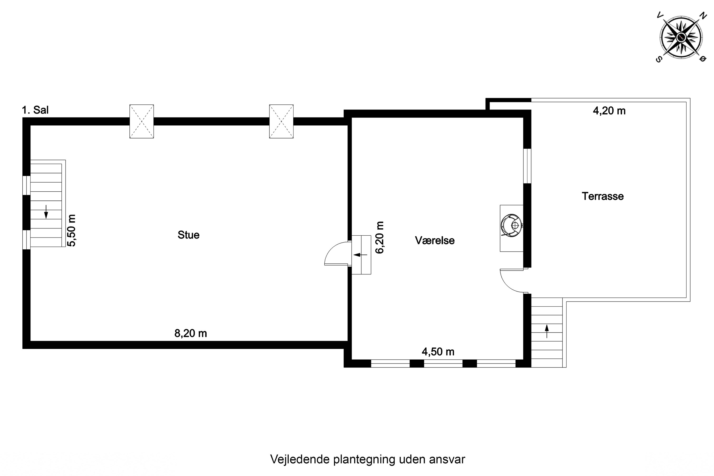 Plantegninger billede af Overvejen 26, Årslev, 5792 Årslev