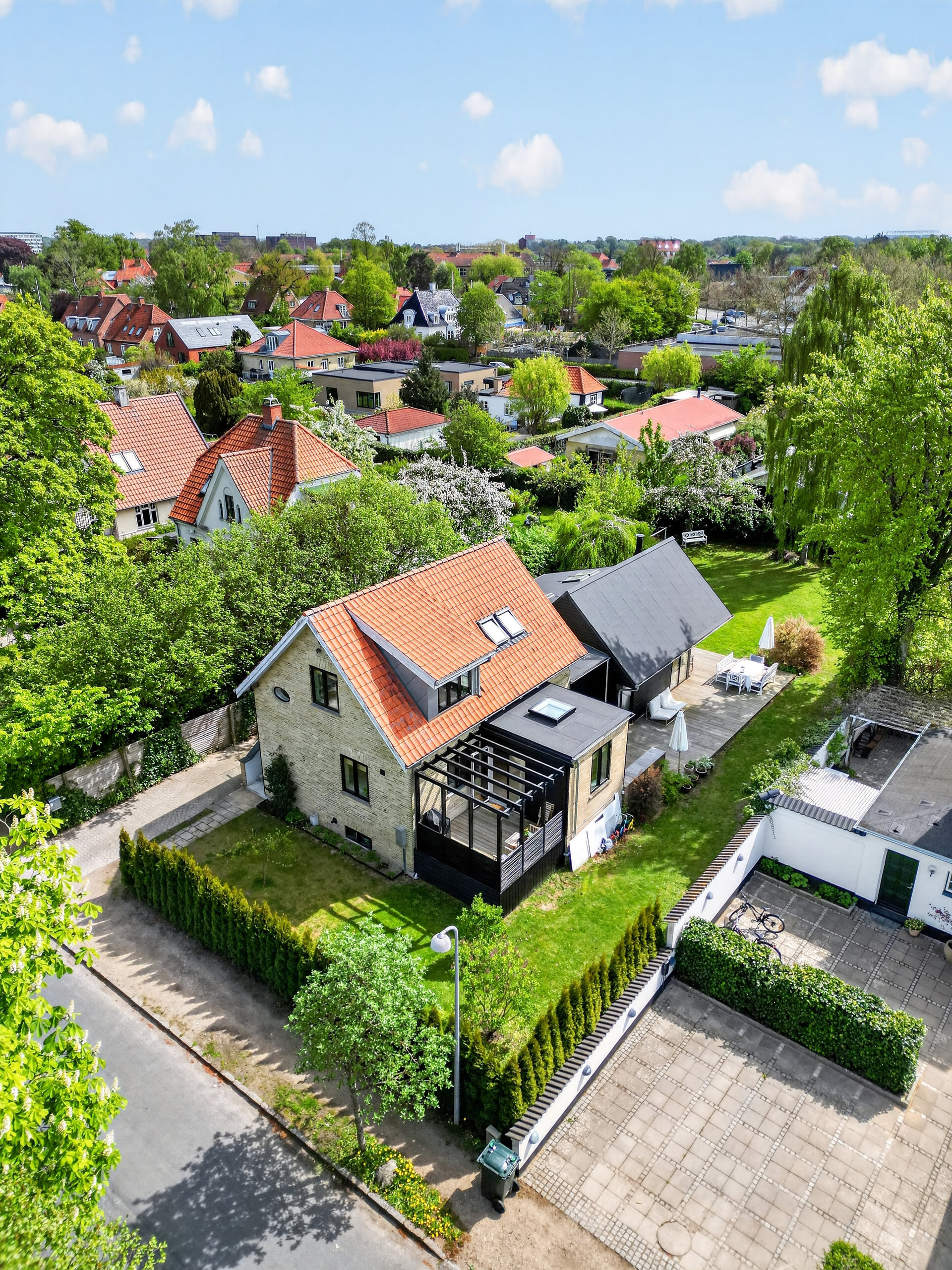 Miniaturebillede 1: luftfoto. Billede af Sophus Schandorphs Vej 29, 2800 Kongens Lyngby