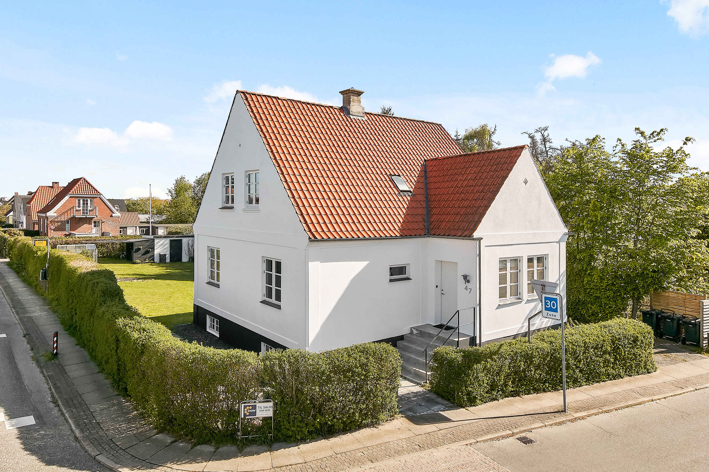 Villa: Facade på Nansensvej 47, Bækkelund, 8700 Horsens