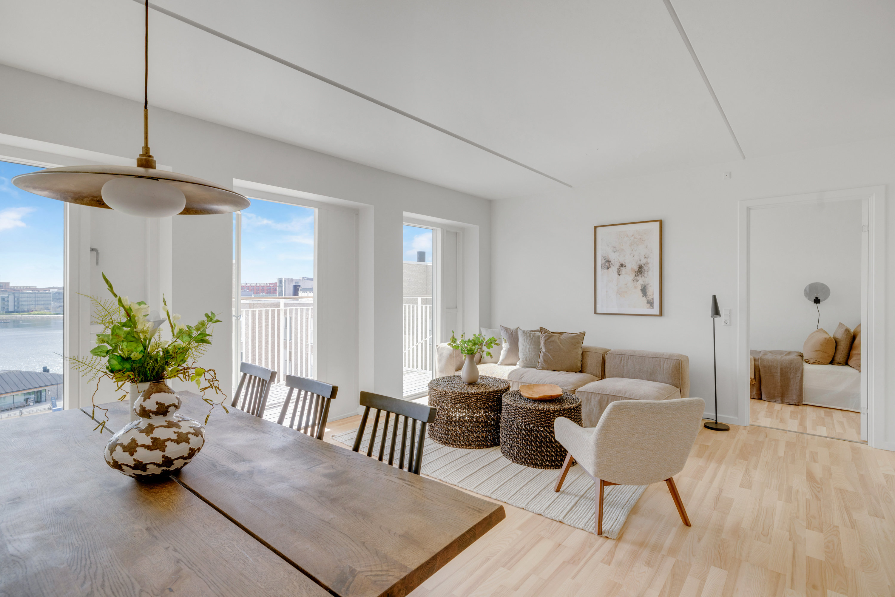 Fremhævet stue billede i fuldskærmstilstand. Billede af Teglholmsgade 12C, 6. th., 2450 København SV