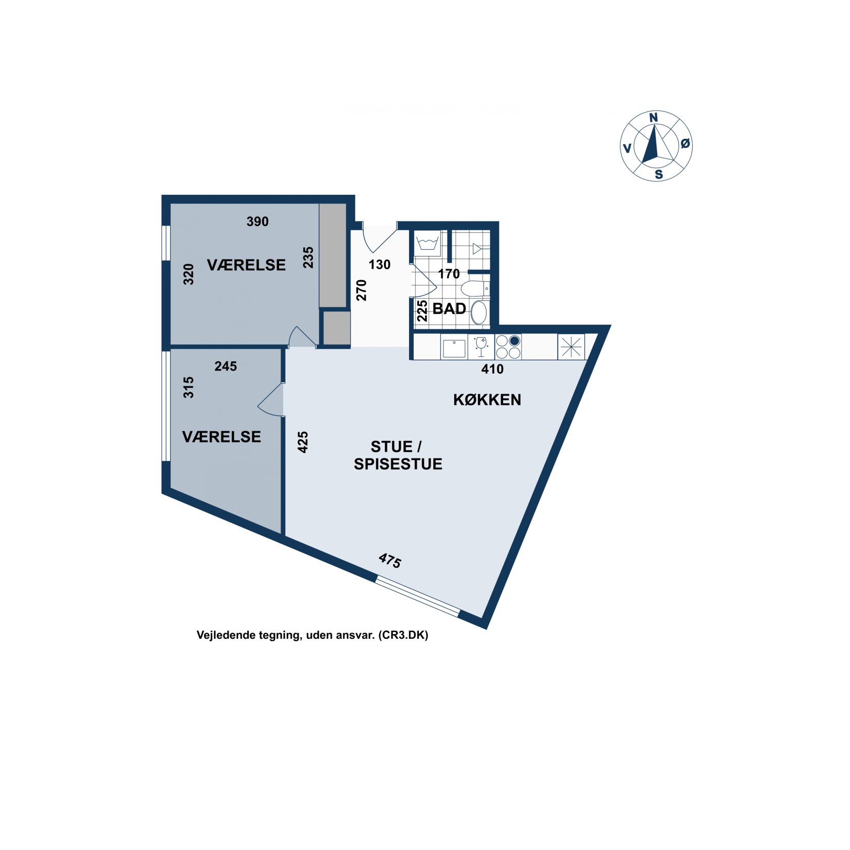 Plantegninger billede af Lise Ringheims Vej 3, st.. th., 2500 Valby