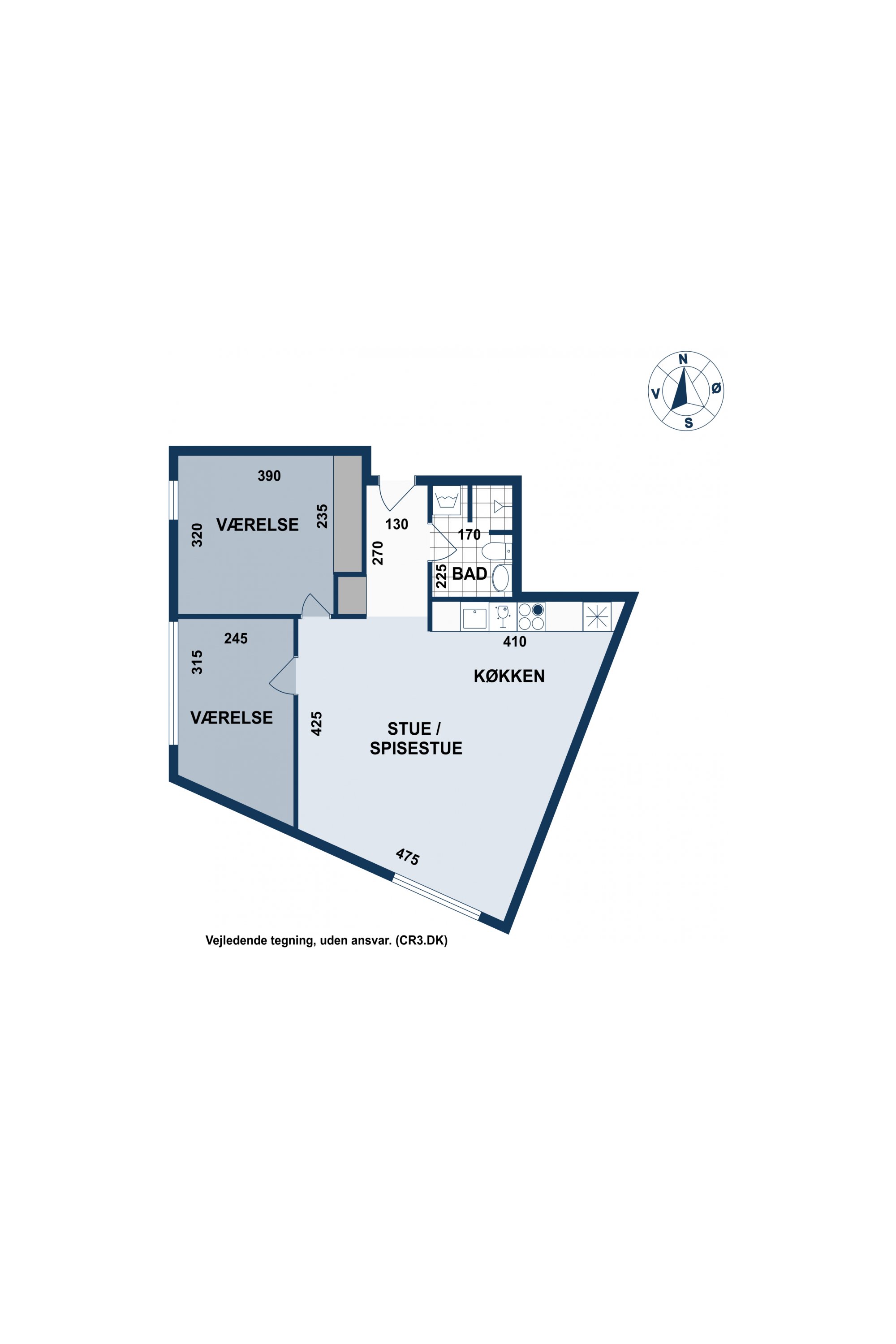 Plantegninger billede af Lise Ringheims Vej 3, st.. th., 2500 Valby
