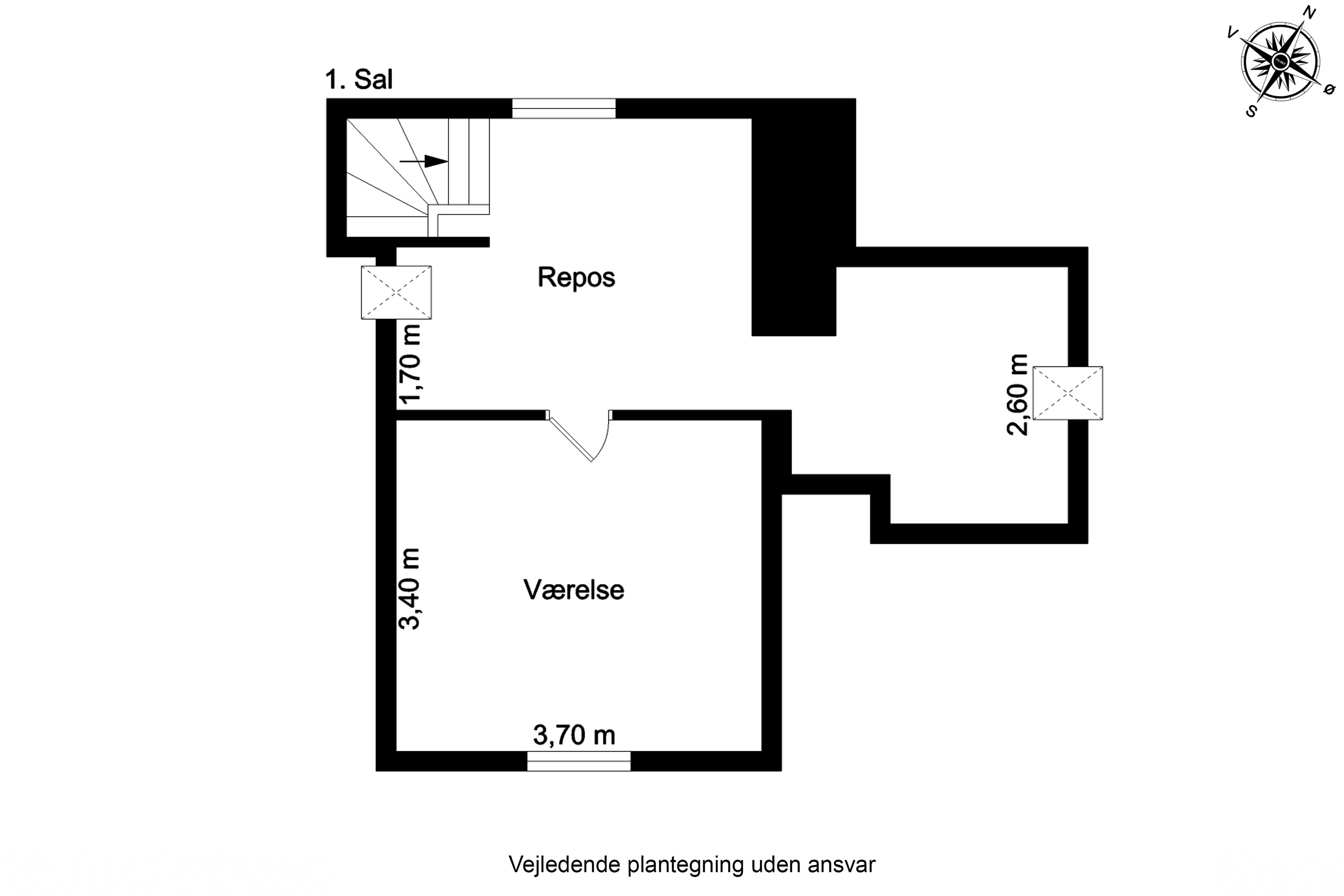 Plantegninger billede af Kobberbæksvej 5, 5700 Svendborg