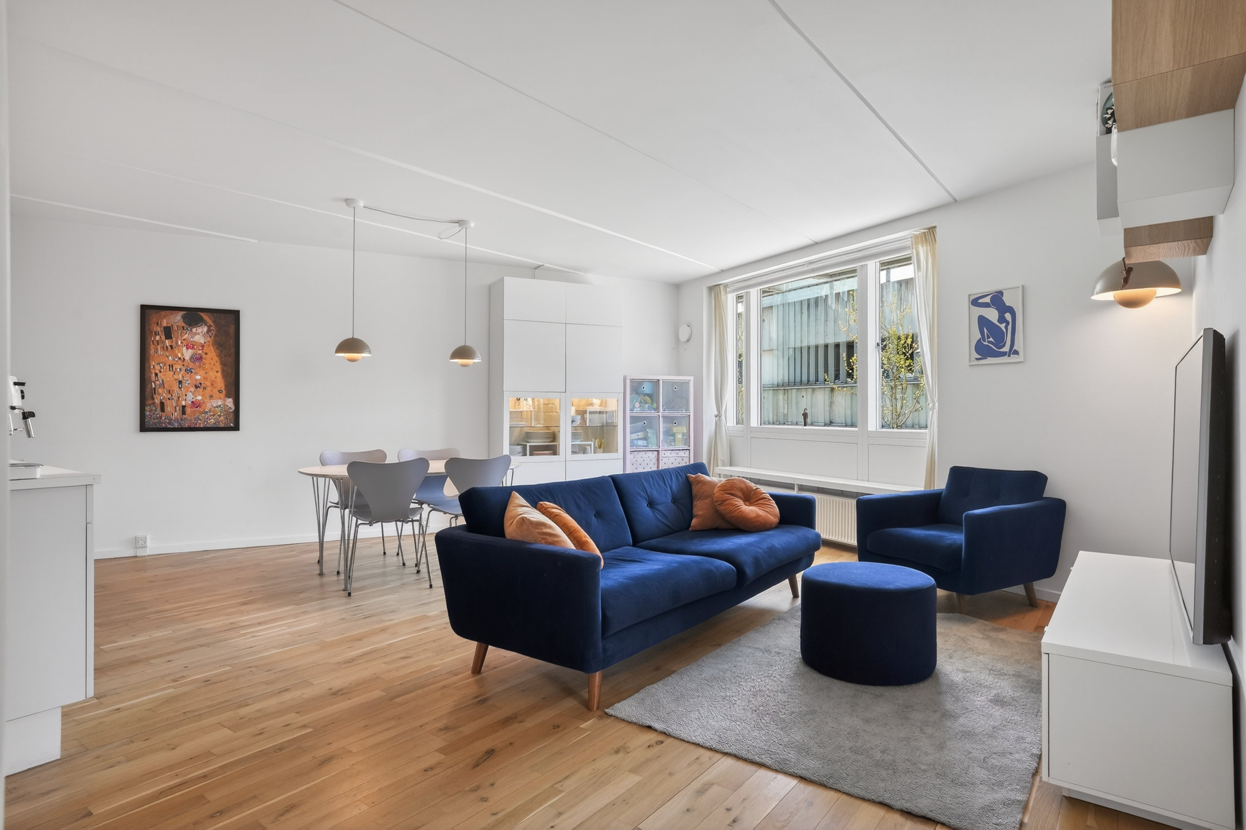 Miniaturebillede 1: stue. Billede af Lise Ringheims Vej 3, st.. th., 2500 Valby