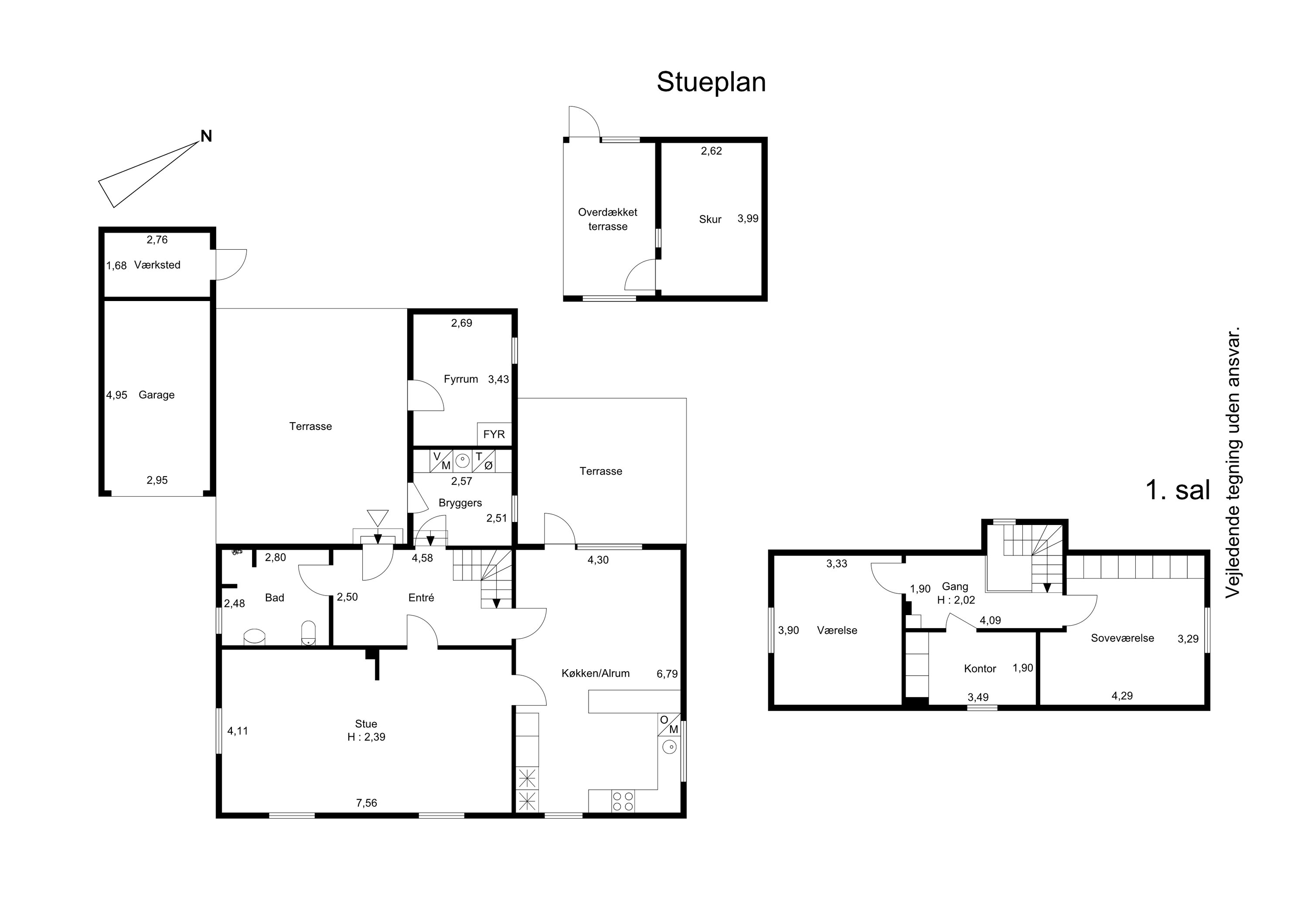 Plantegninger billede af Højskolevej 1, 4600 Køge