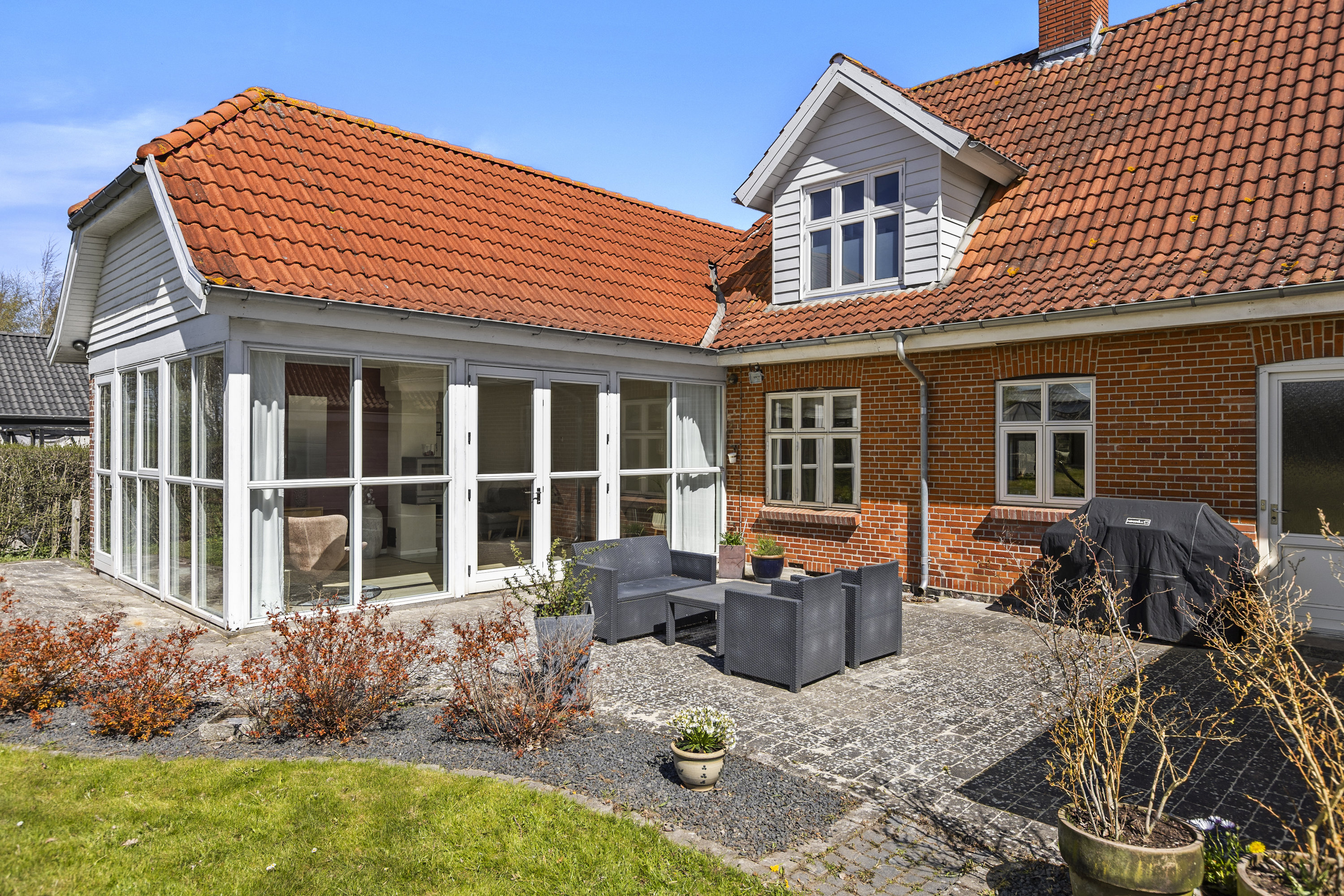 Miniaturebillede 1: terrasse. Billede af Kalundborgvej 103, Jernbjerg, 4200 Slagelse