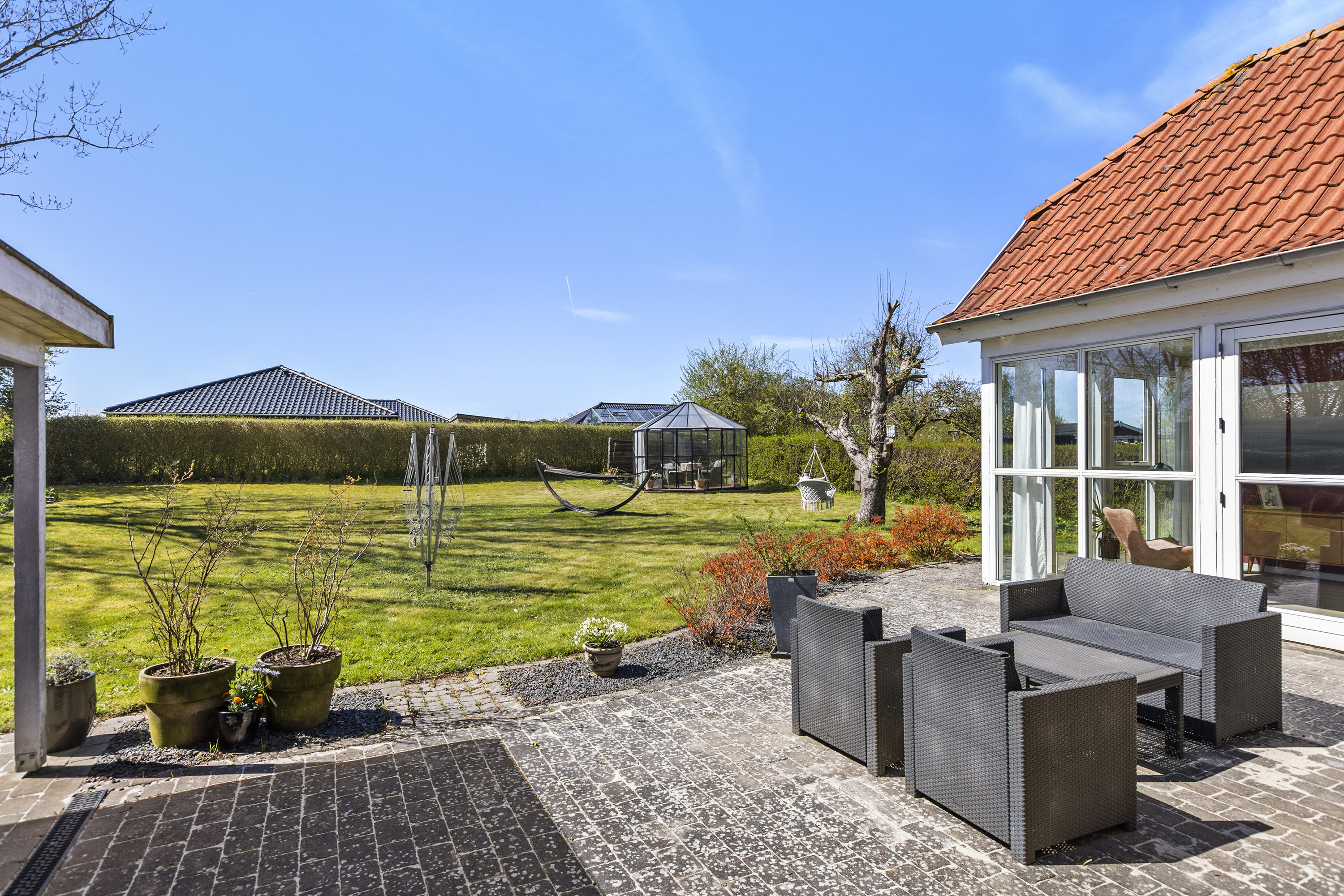 Fremhævet terrasse billede i fuldskærmstilstand. Billede af Kalundborgvej 103, Jernbjerg, 4200 Slagelse