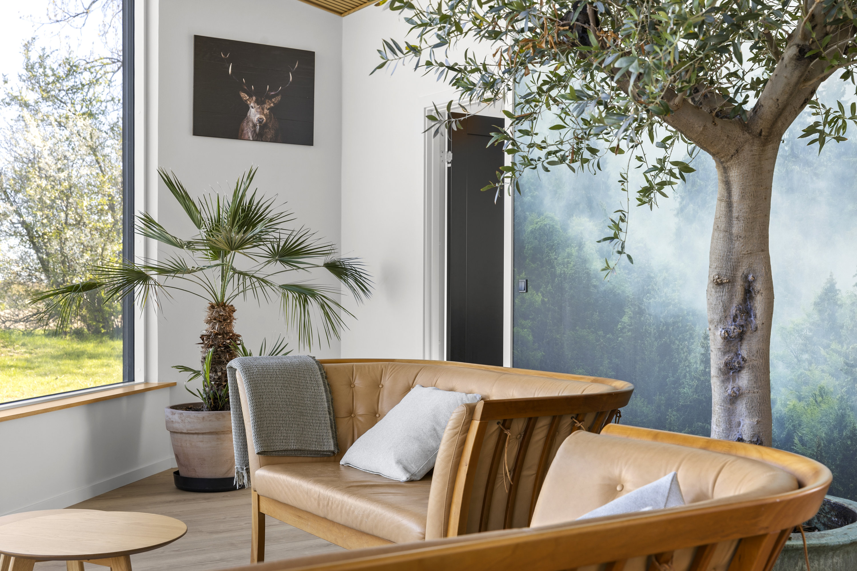 Fremhævet stue billede i fuldskærmstilstand. Billede af Ll Troldmosevej 4, Venslev, 4050 Skibby