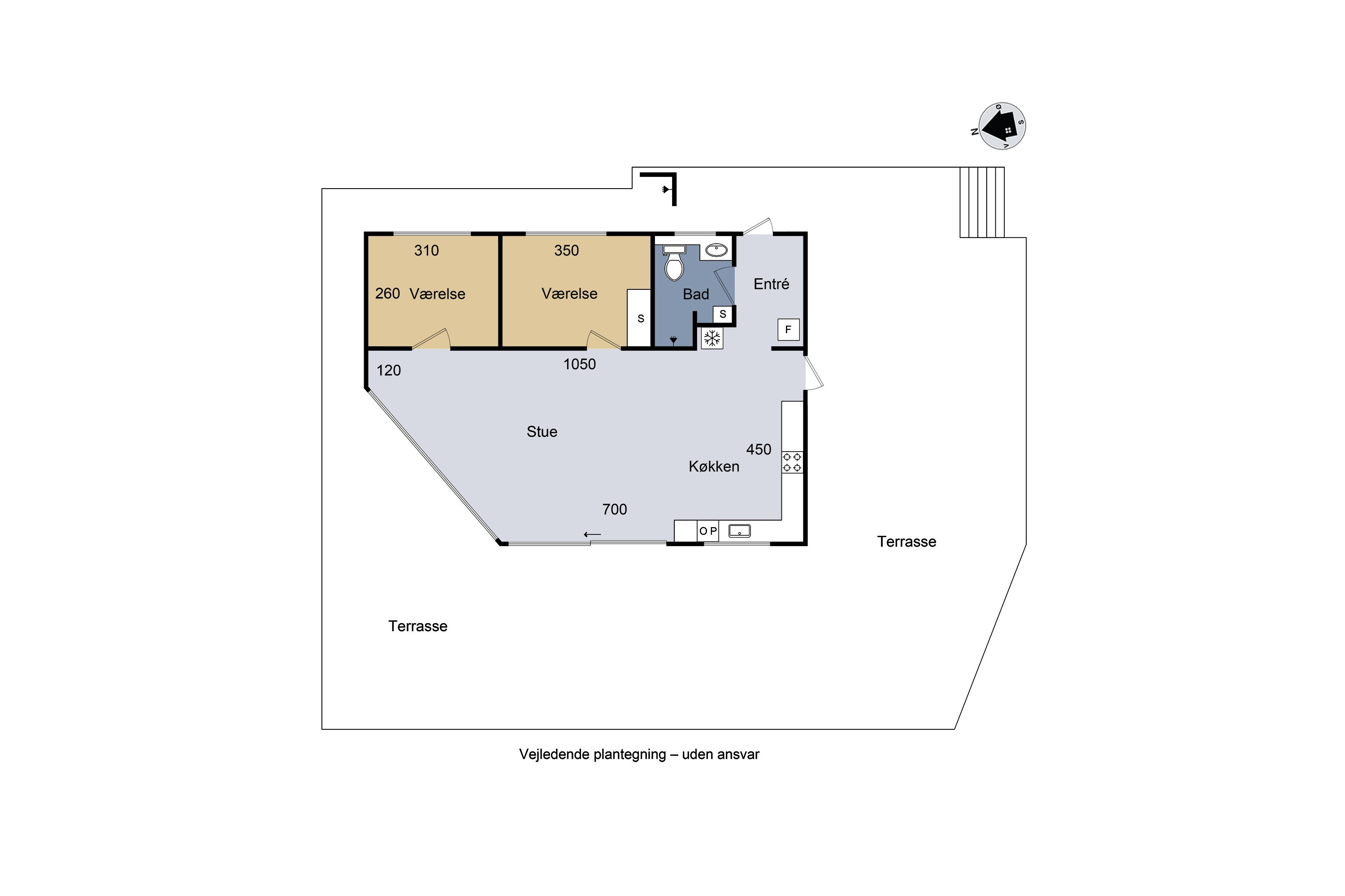 Plantegninger billede af Ll Troldmosevej 4, Venslev, 4050 Skibby