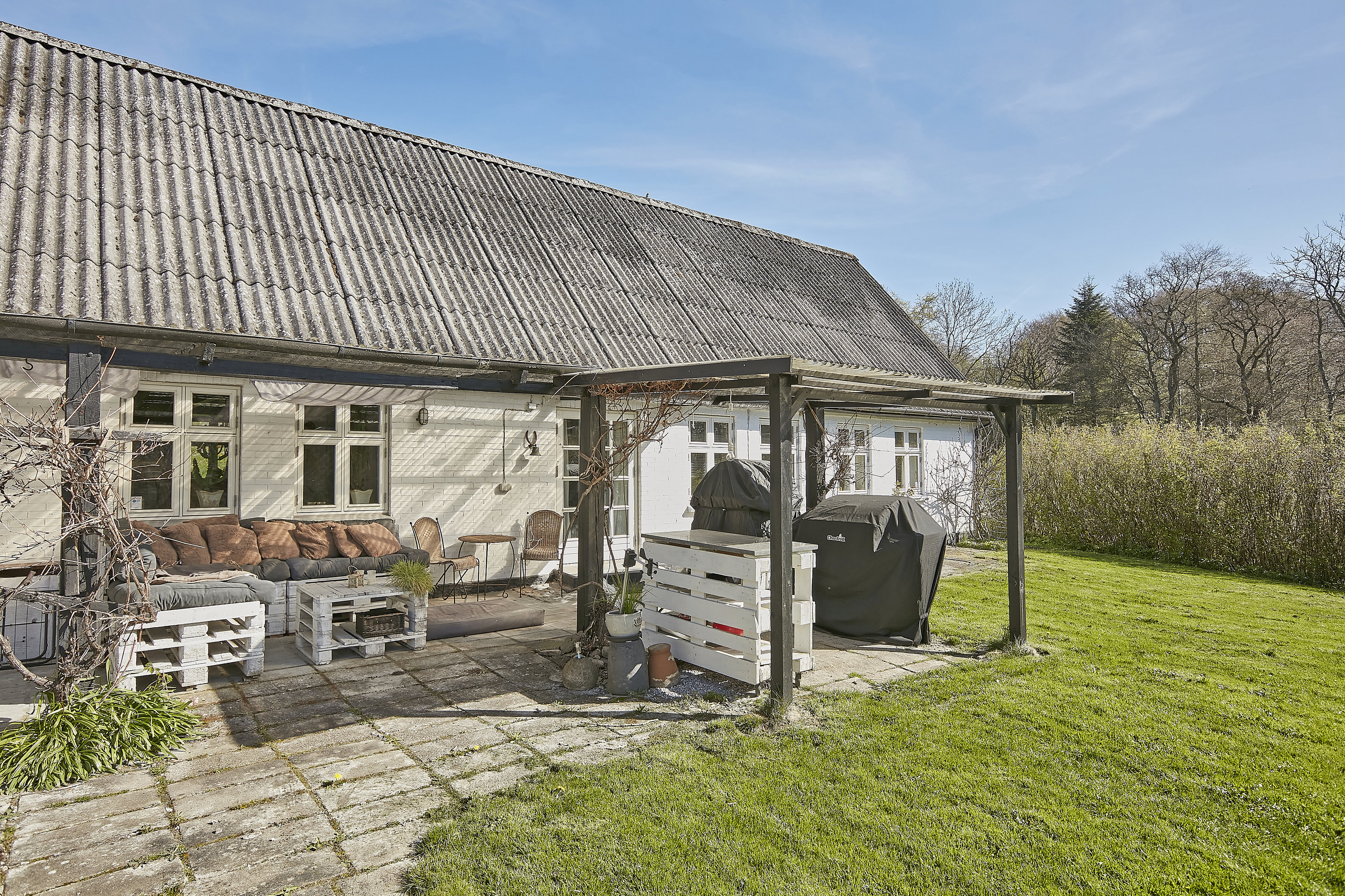 Fremhævet overdækket terrasse billede i fuldskærmstilstand. Billede af Ellingvej 39, Elling, 8751 Gedved