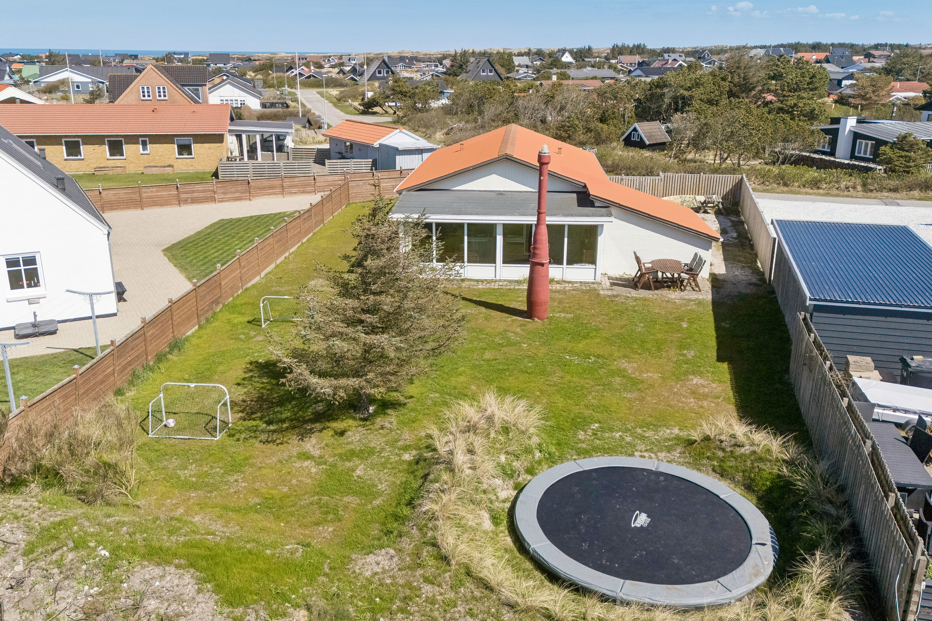 Fremhævet luftfoto billede i fuldskærmstilstand. Billede af Ærenprisvej 10, Vorupør, 7700 Thisted