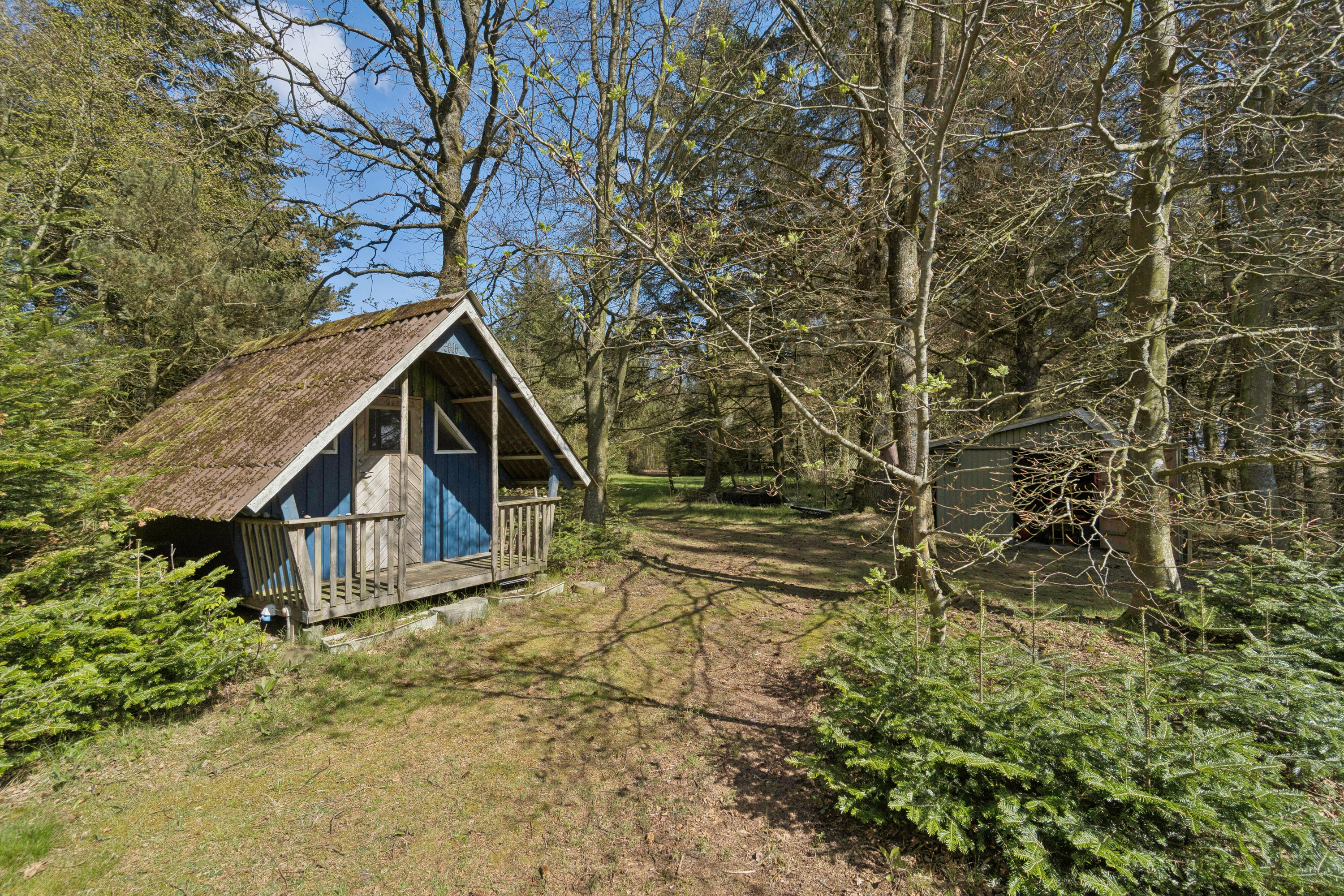 Fremhævet set fra haven billede i fuldskærmstilstand. Billede af Furvej 24, Amtoft, 7742 Vesløs