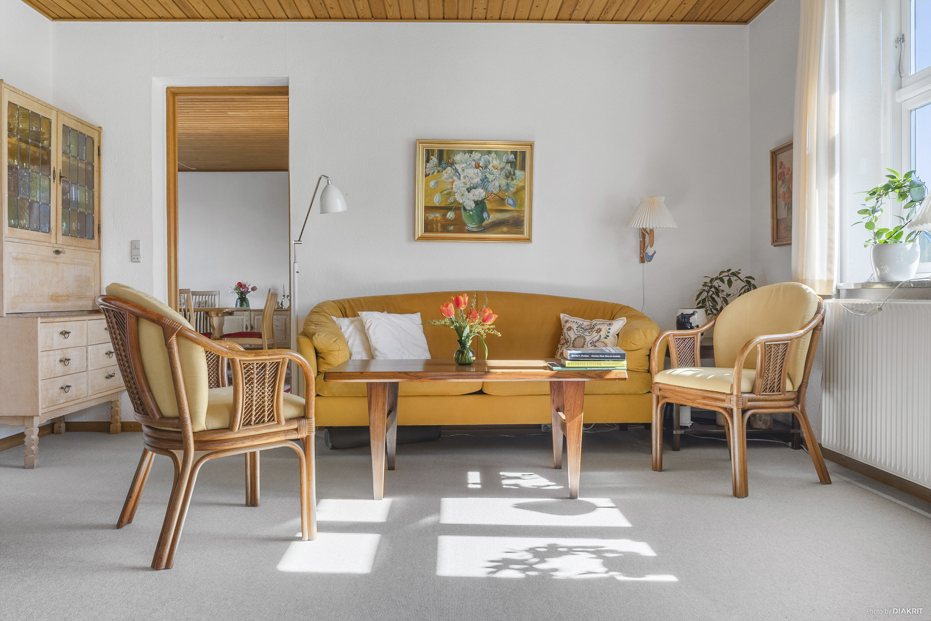 Fremhævet stue billede i fuldskærmstilstand. Billede af Højskolevej 1, 4600 Køge