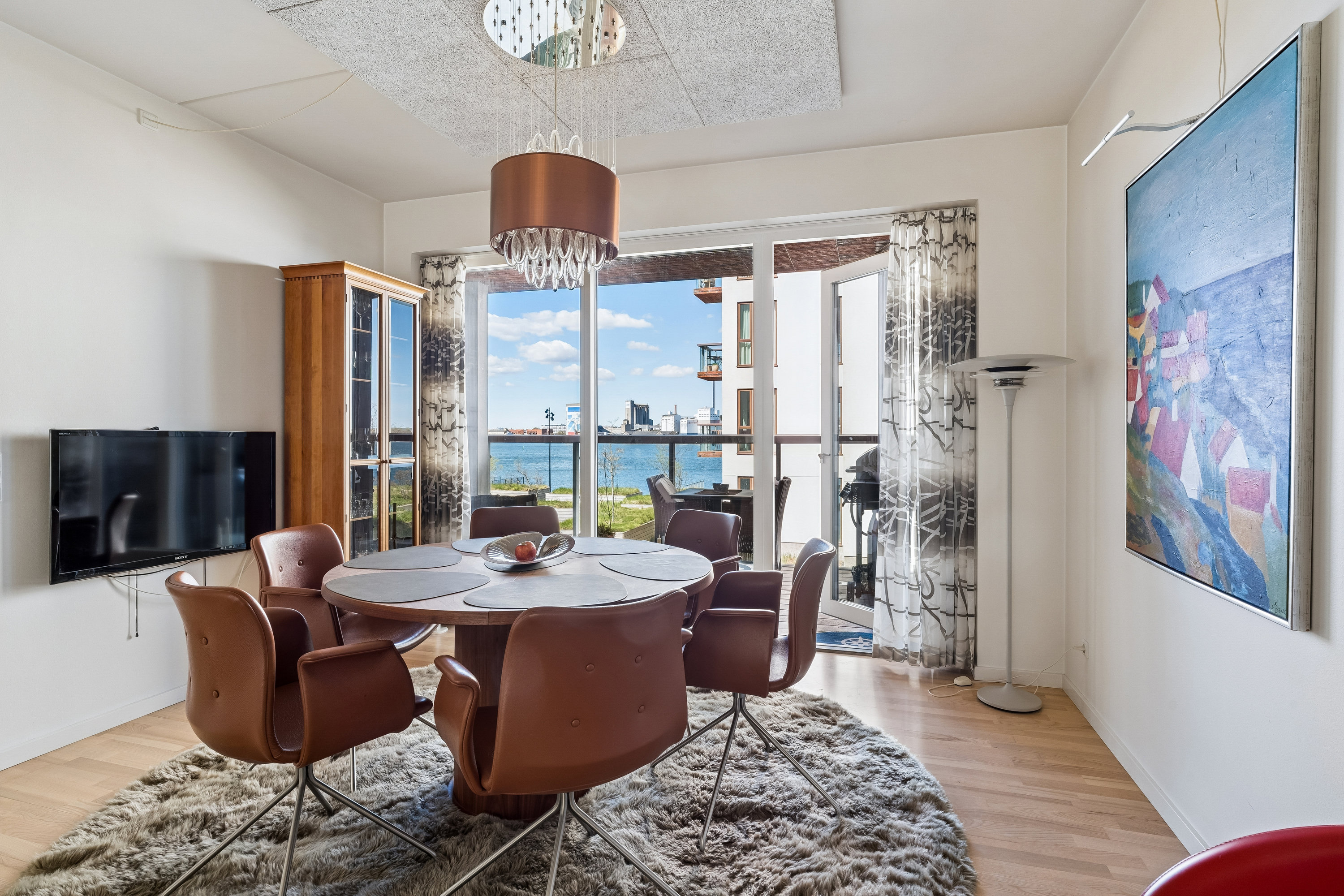 Fremhævet stue billede i fuldskærmstilstand. Billede af Østre Havnegade 46, 1. th., 9000 Aalborg