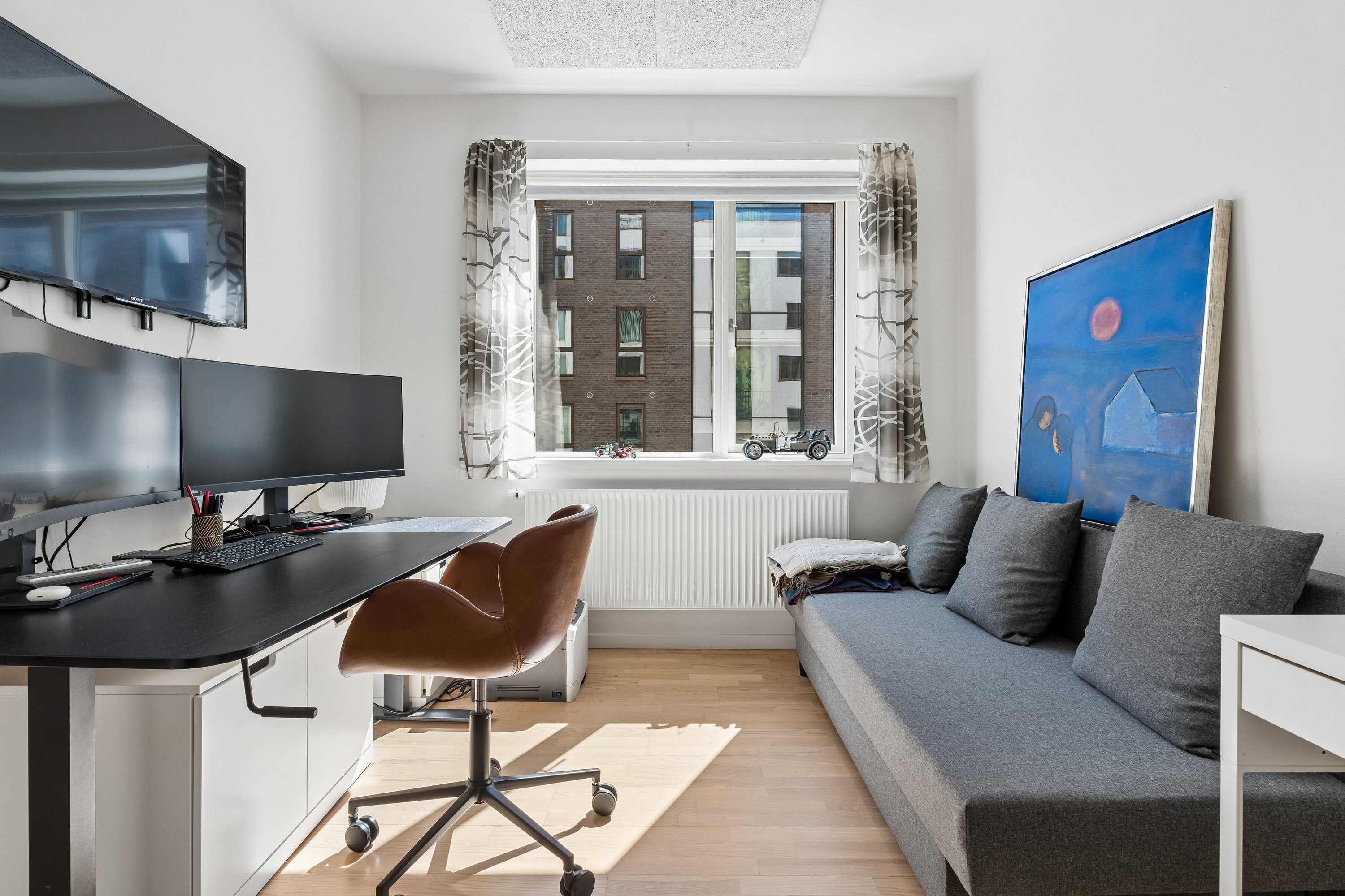 Fremhævet stue billede i fuldskærmstilstand. Billede af Østre Havnegade 46, 1. th., 9000 Aalborg