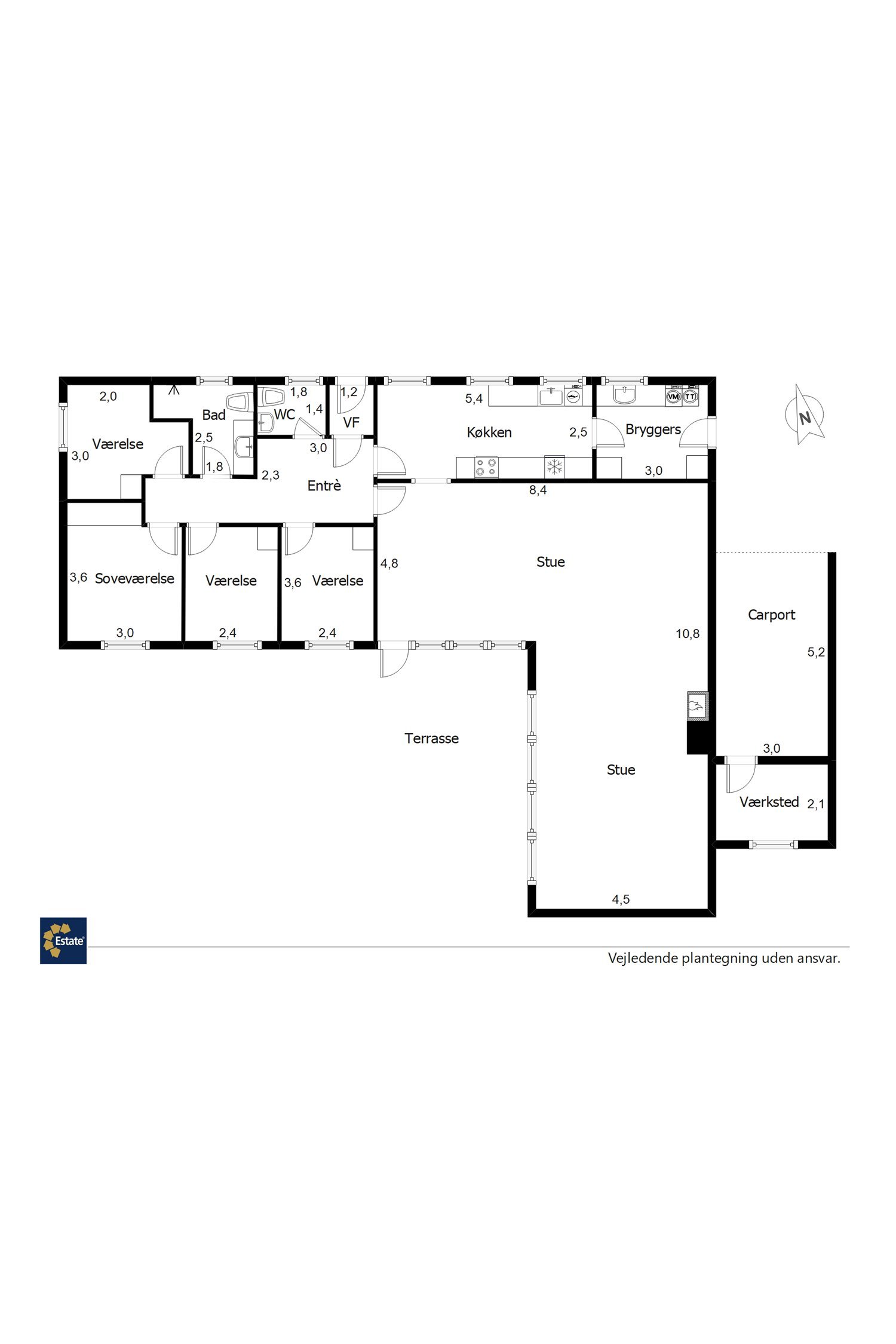 Plantegninger billede af Egevænget 213, 7190 Billund