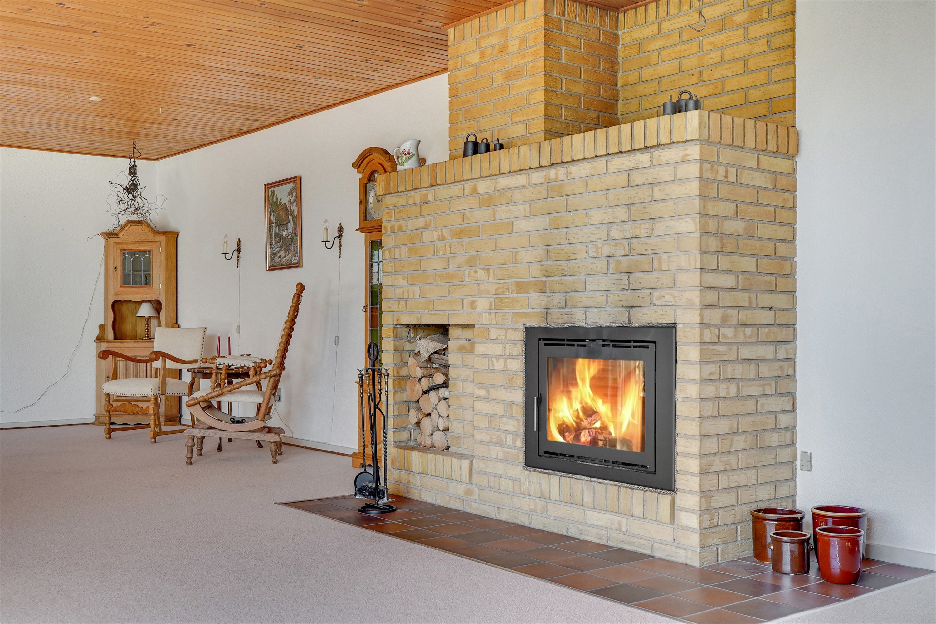 Fremhævet stue billede i fuldskærmstilstand. Billede af Egevænget 213, 7190 Billund