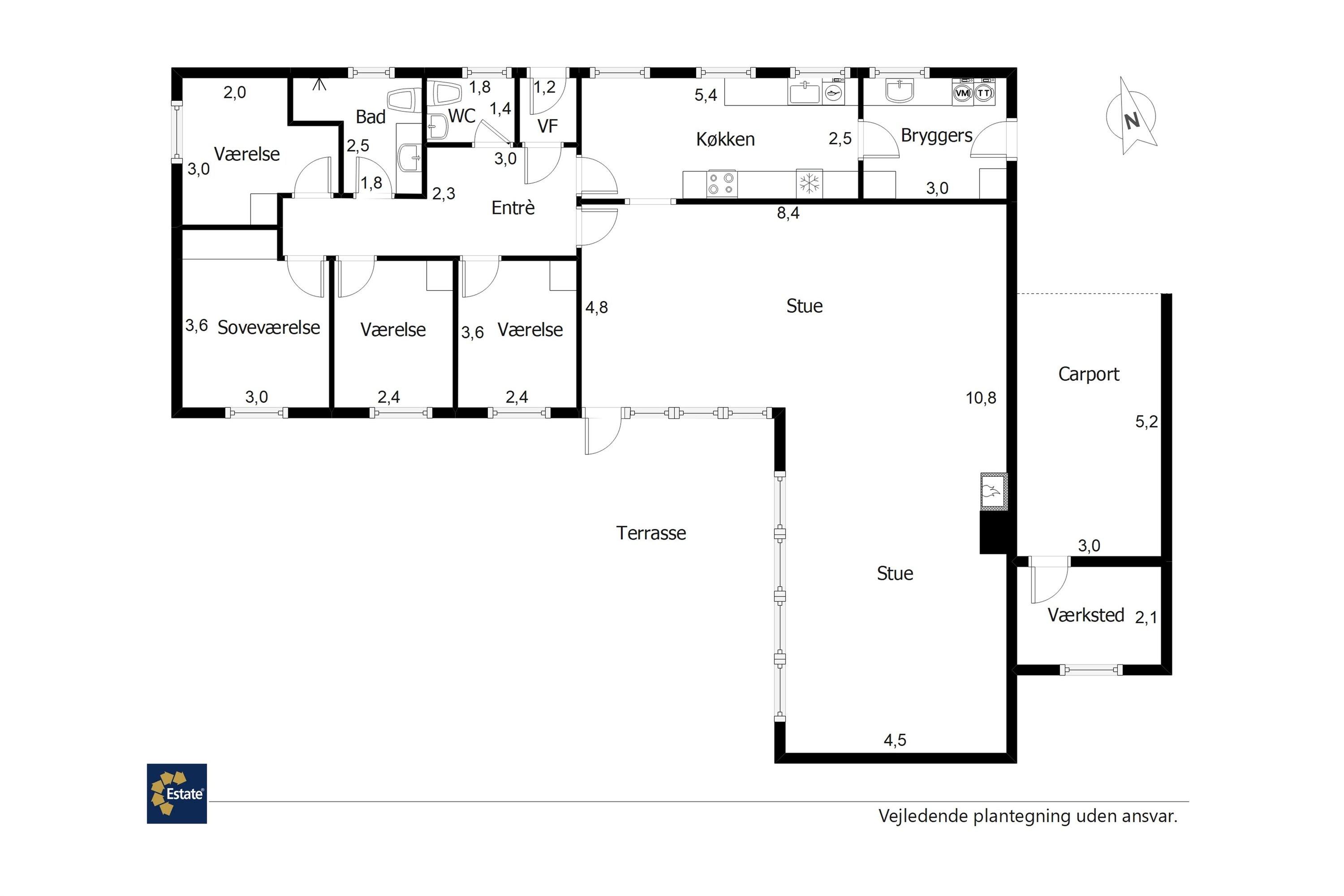 Plantegninger billede af Egevænget 213, 7190 Billund