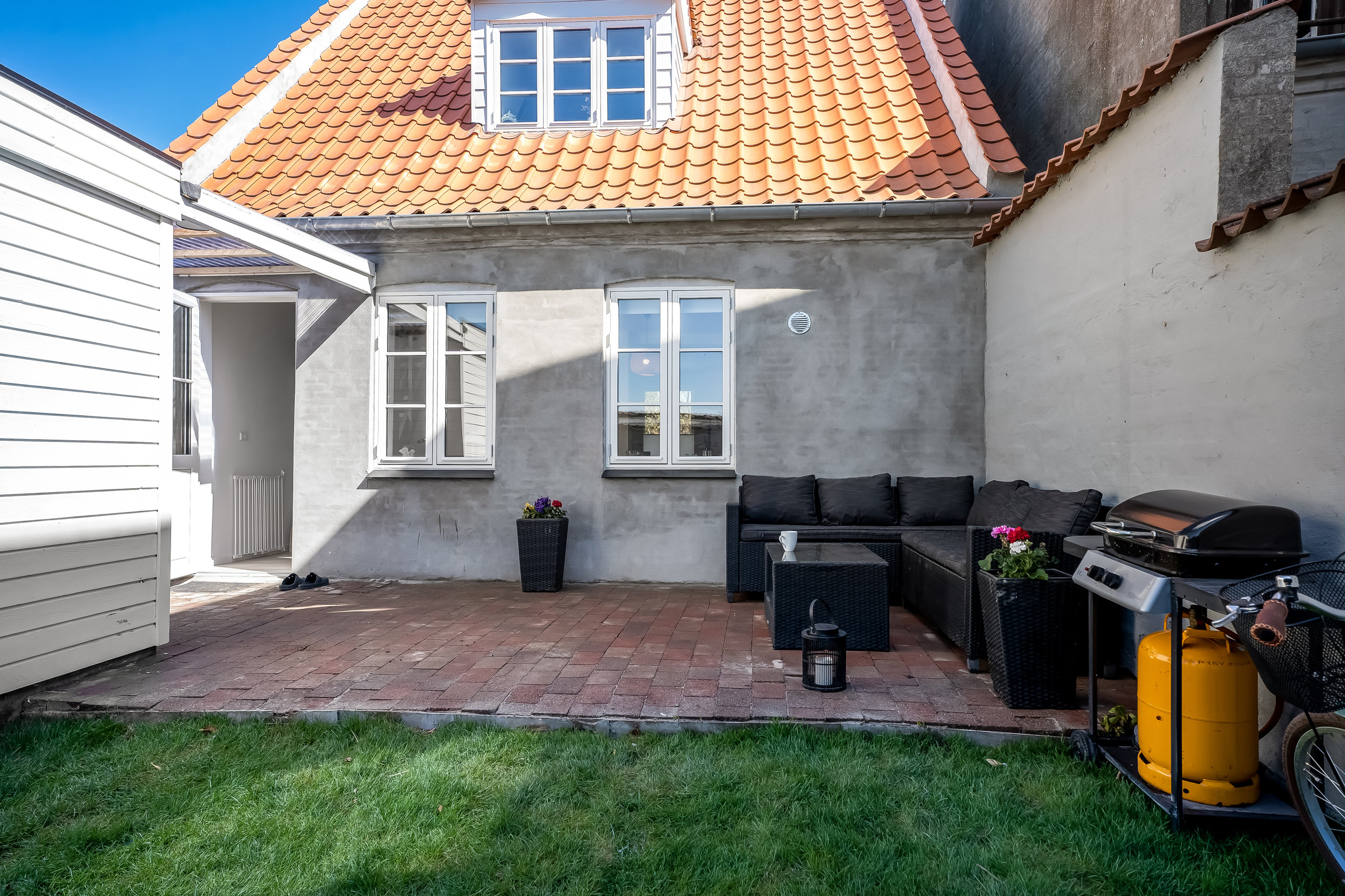 Fremhævet terrasse billede i fuldskærmstilstand. Billede af Vendersgade 26, 4800 Nykøbing F