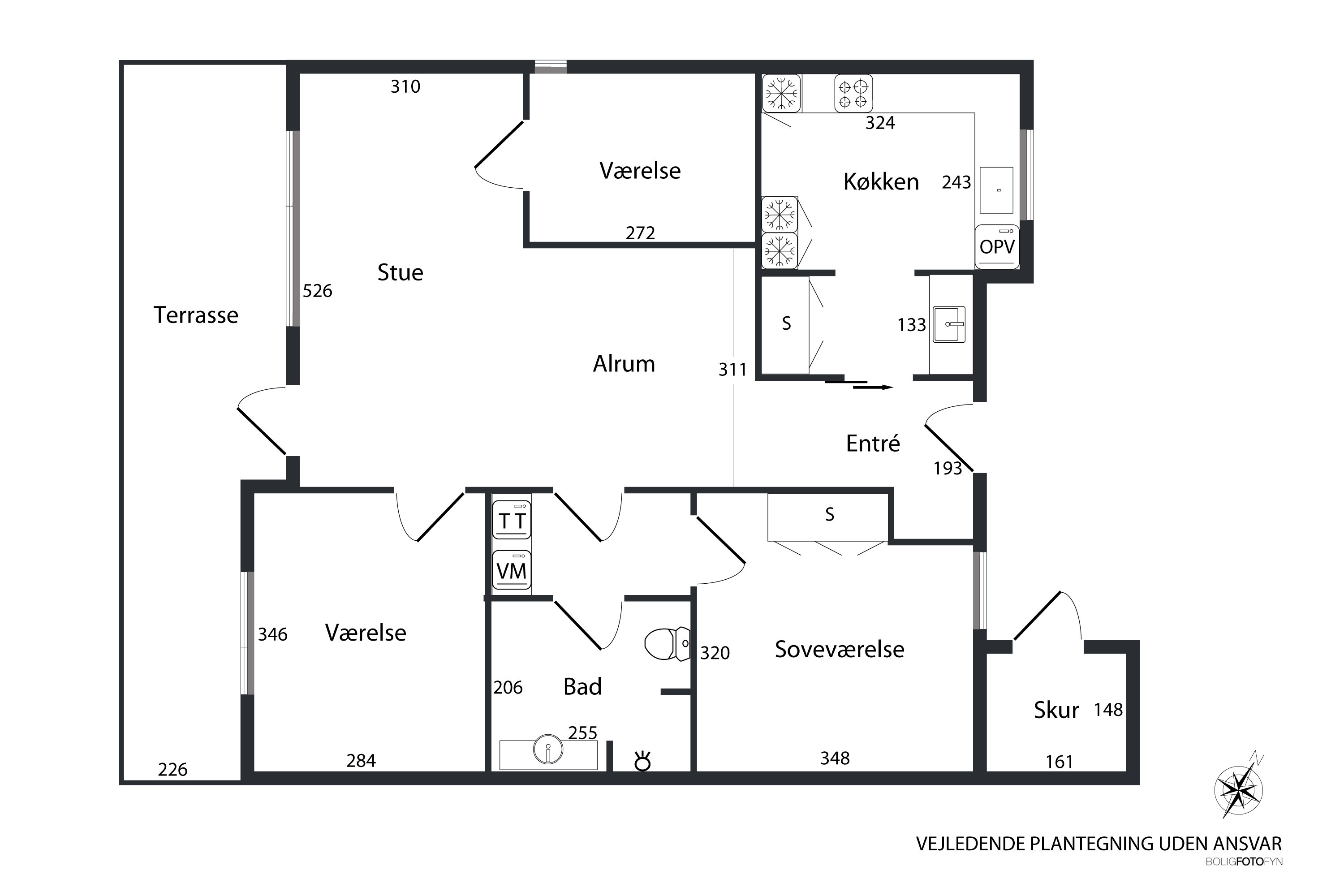 Plantegninger billede af Nørregade 21D, 5620 Glamsbjerg