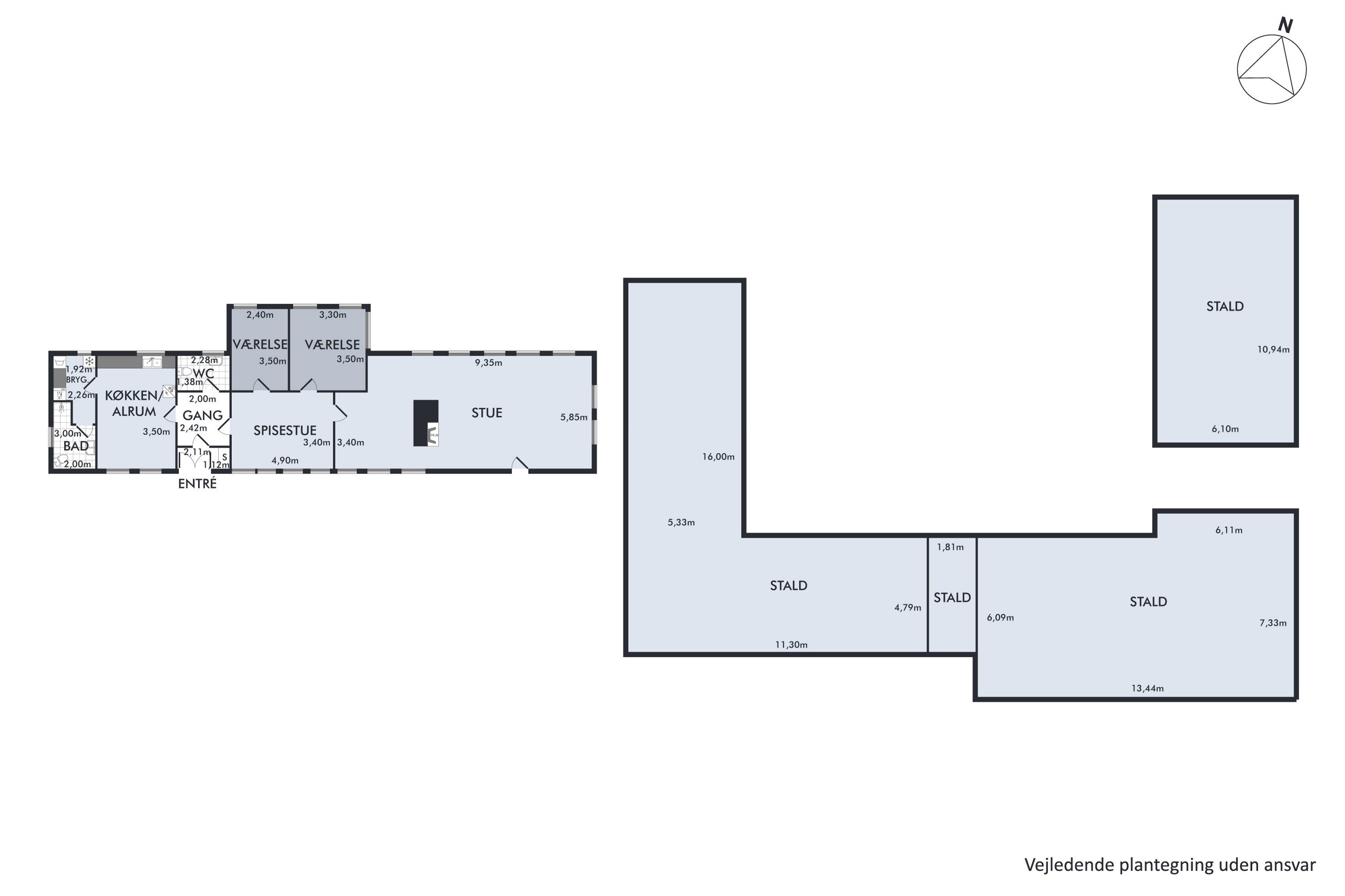Plantegninger billede af Strandvejen 52, Reersø, 4281 Gørlev