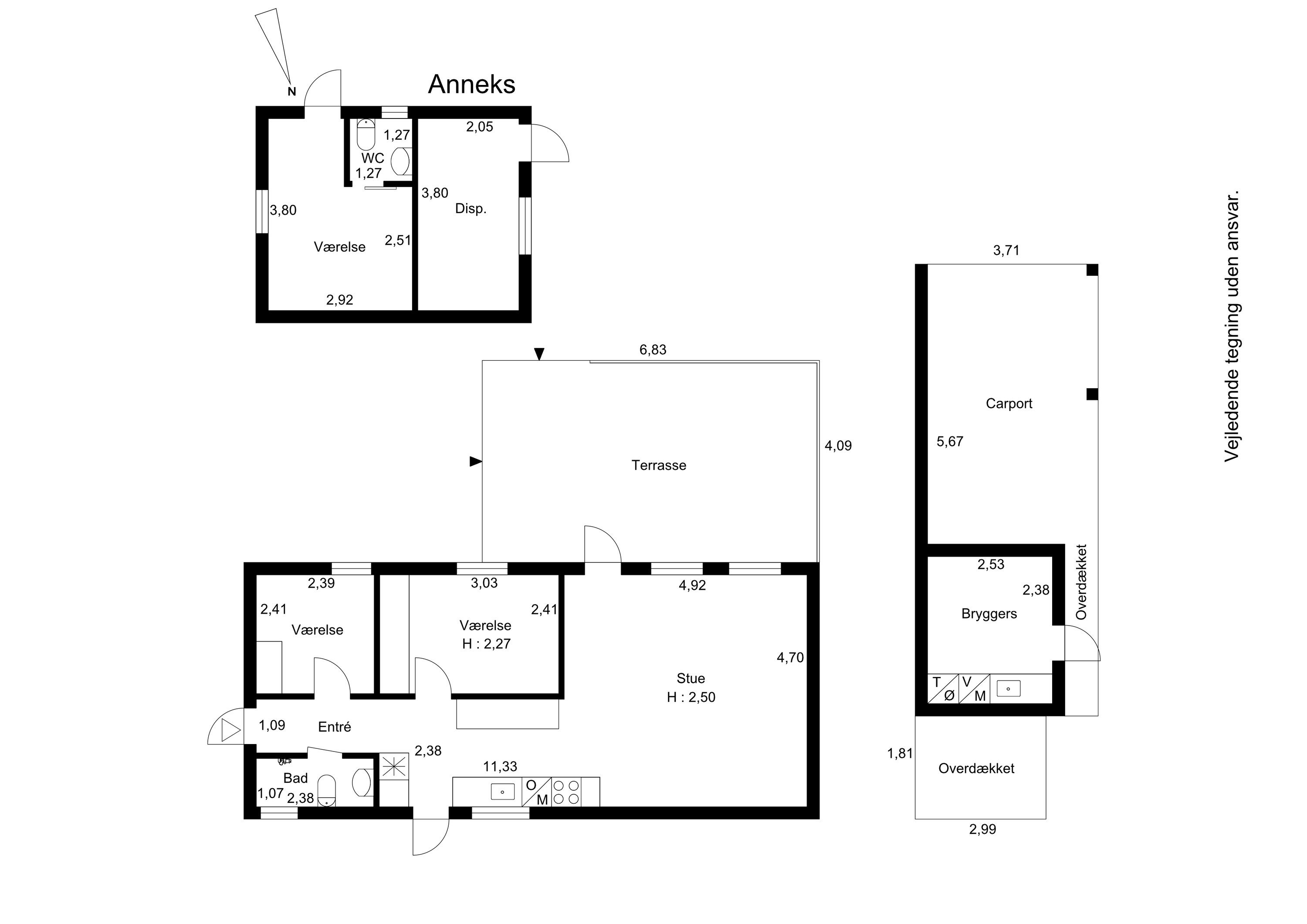 Plantegninger billede af Skrænten 51, 4671 Strøby
