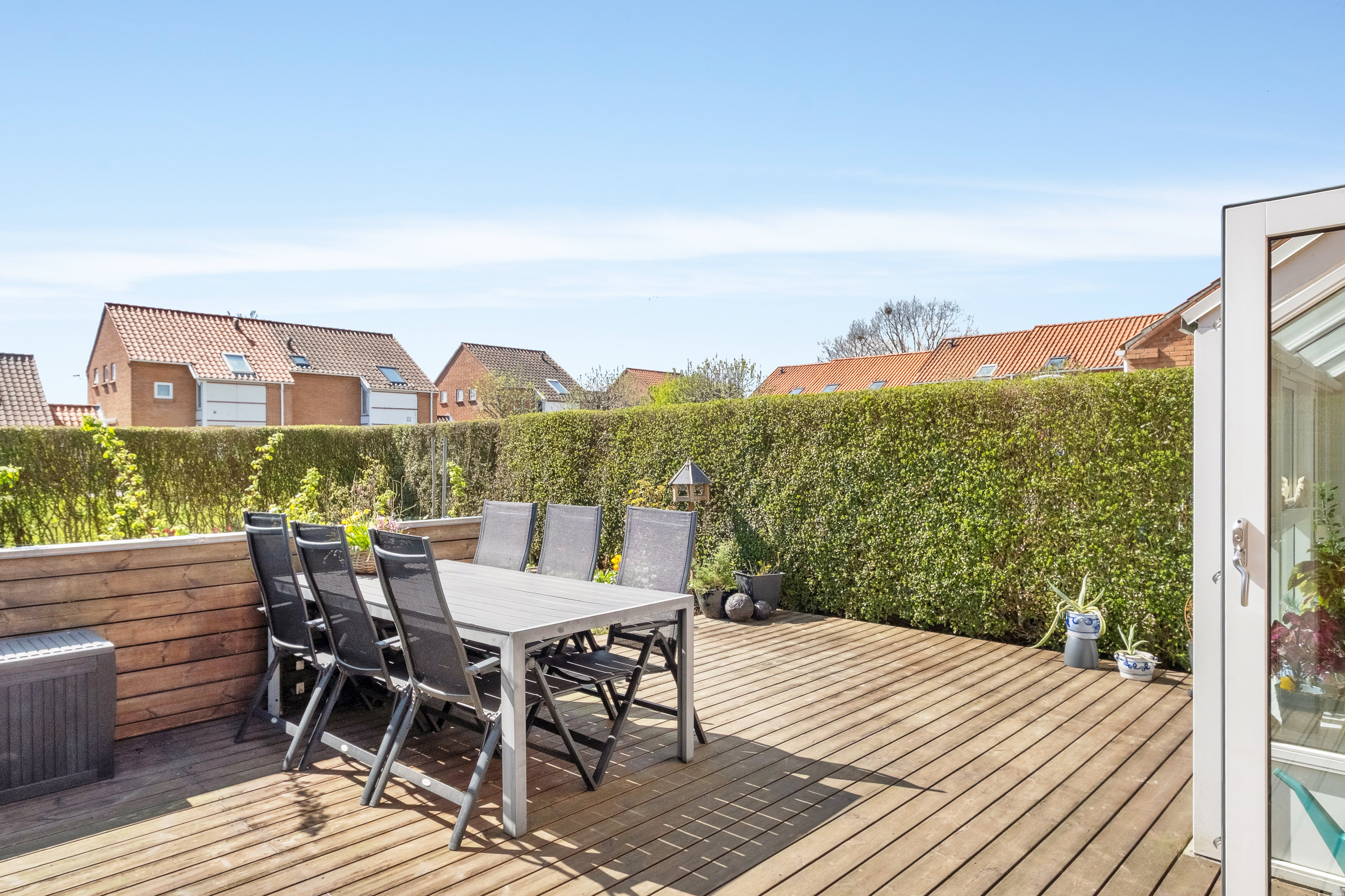 Fremhævet terrasse billede i fuldskærmstilstand. Billede af Kirsebærhaven 47, 8520 Lystrup