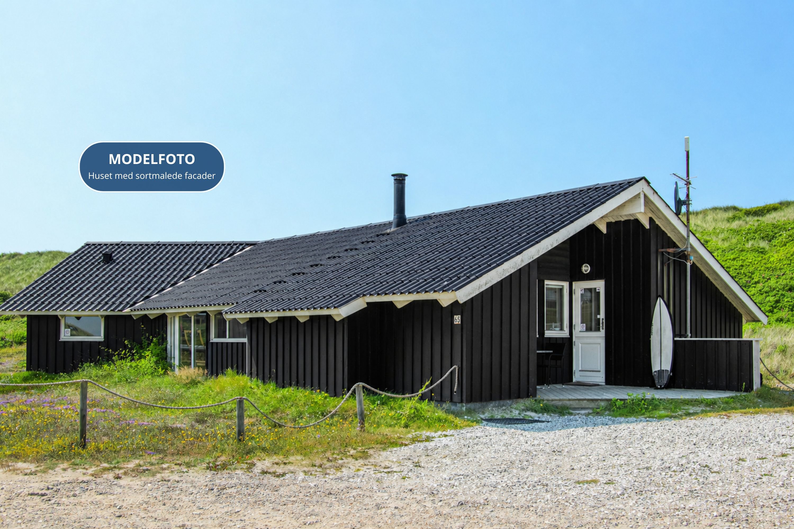 Fremhævet  billede i fuldskærmstilstand. Billede af Rauhesvej 65, Bjerregaard, 6960 Hvide Sande