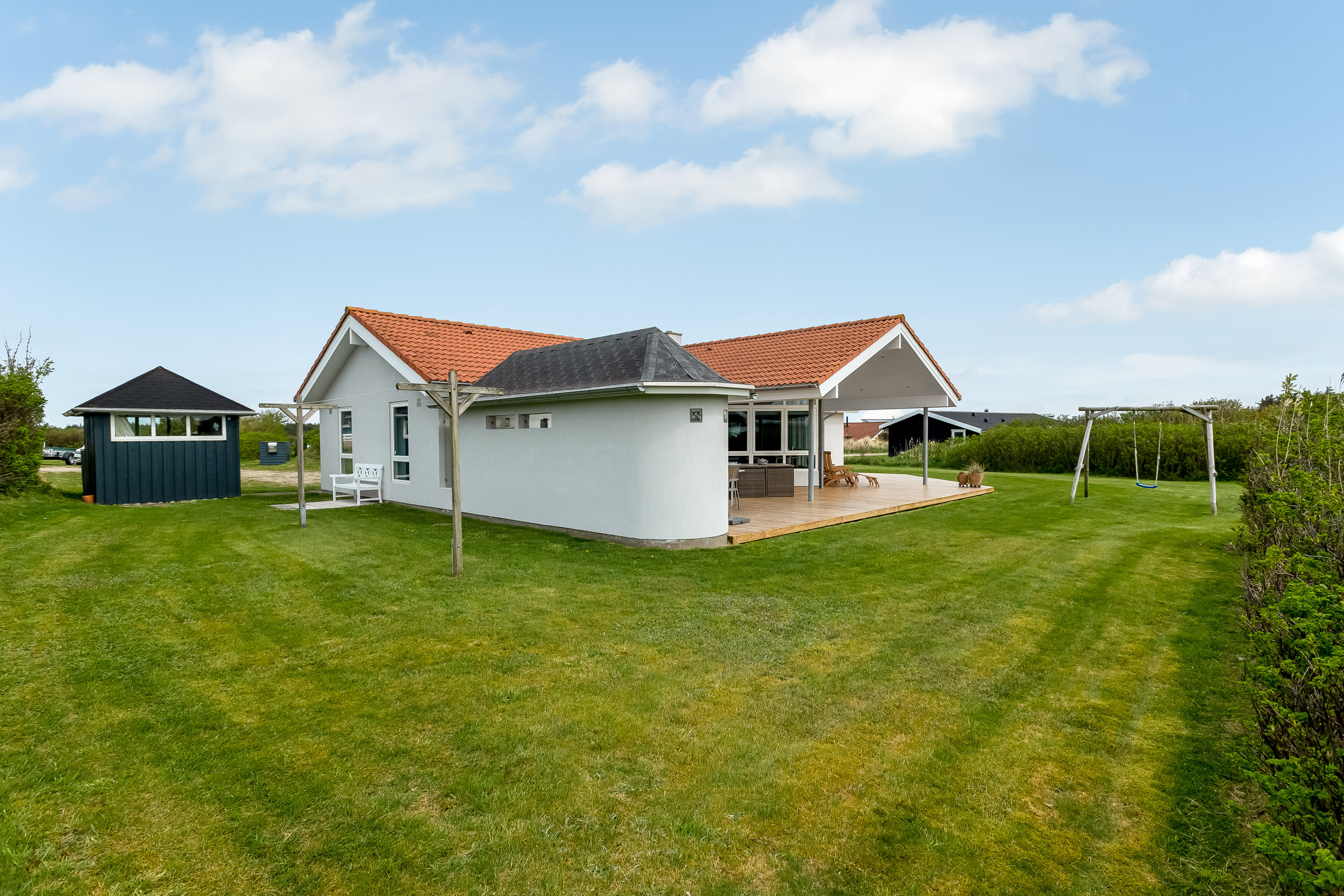 Fremhævet ejendommen billede i fuldskærmstilstand. Billede af Laust Diges Vej 11, Haurvig, 6960 Hvide Sande