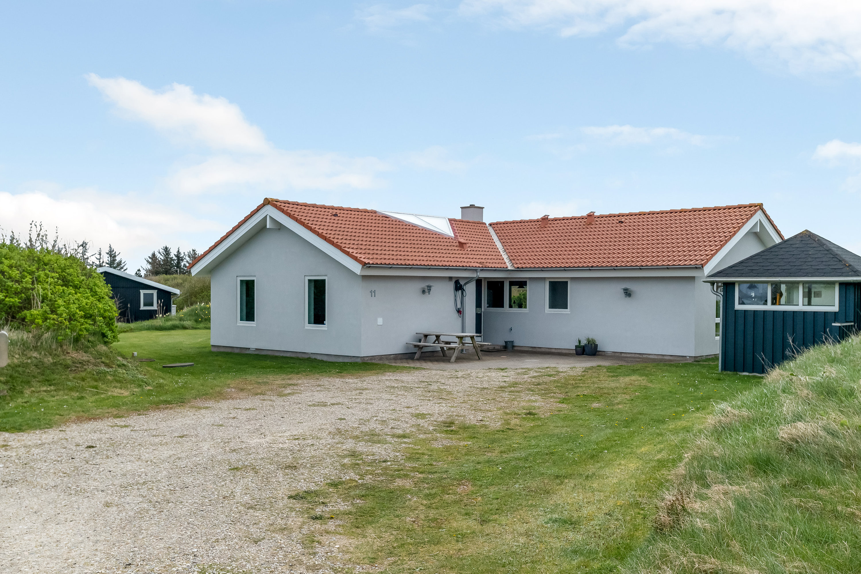 Fremhævet ejendommen billede i fuldskærmstilstand. Billede af Laust Diges Vej 11, Haurvig, 6960 Hvide Sande