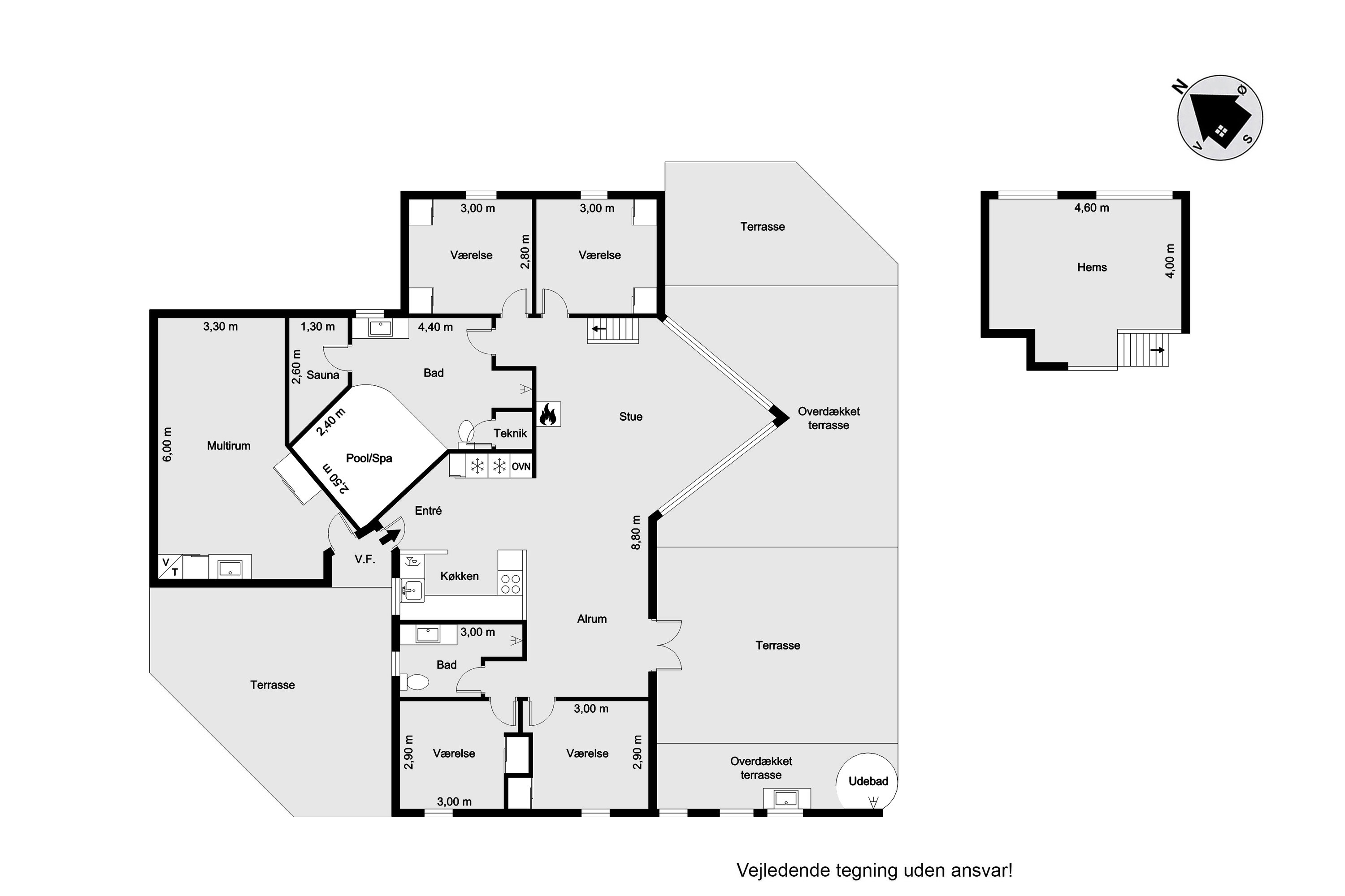 Plantegninger billede af Laust Diges Vej 11, Haurvig, 6960 Hvide Sande