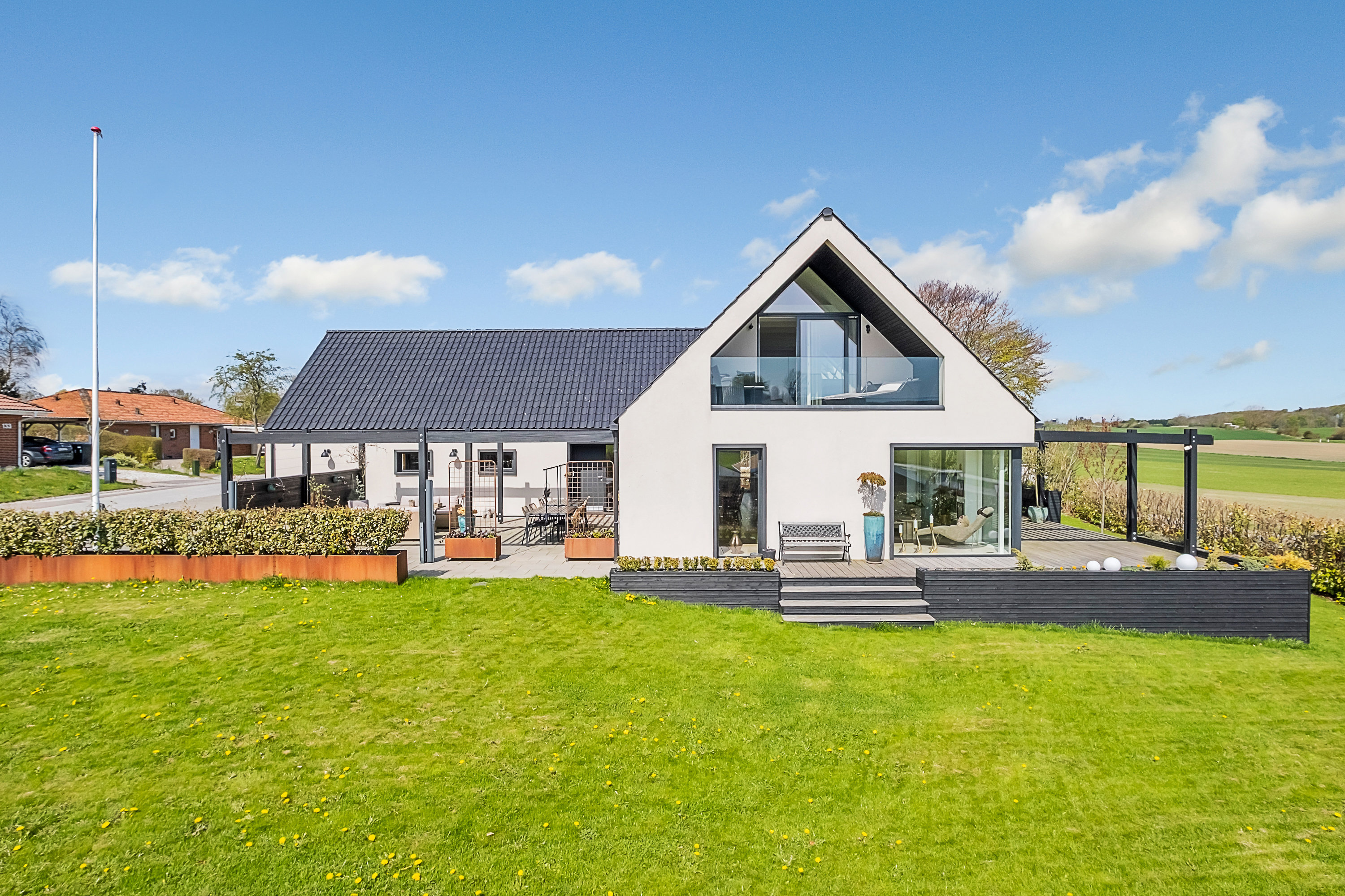 Villa: Facade på Stokbrovej 139, Elev, 8520 Lystrup