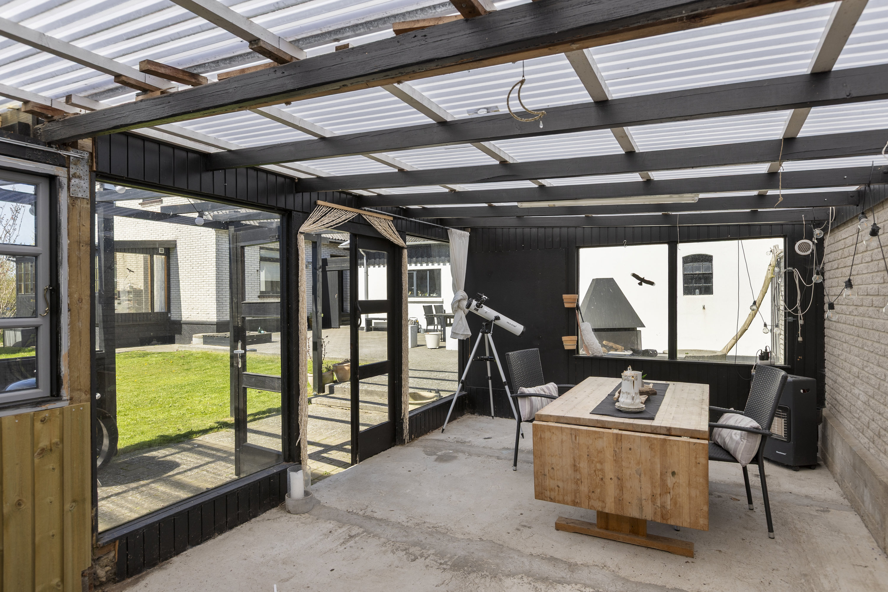 Fremhævet overdækket terrasse billede i fuldskærmstilstand. Billede af Ørslev Gade 86, Ørslev, 4100 Ringsted
