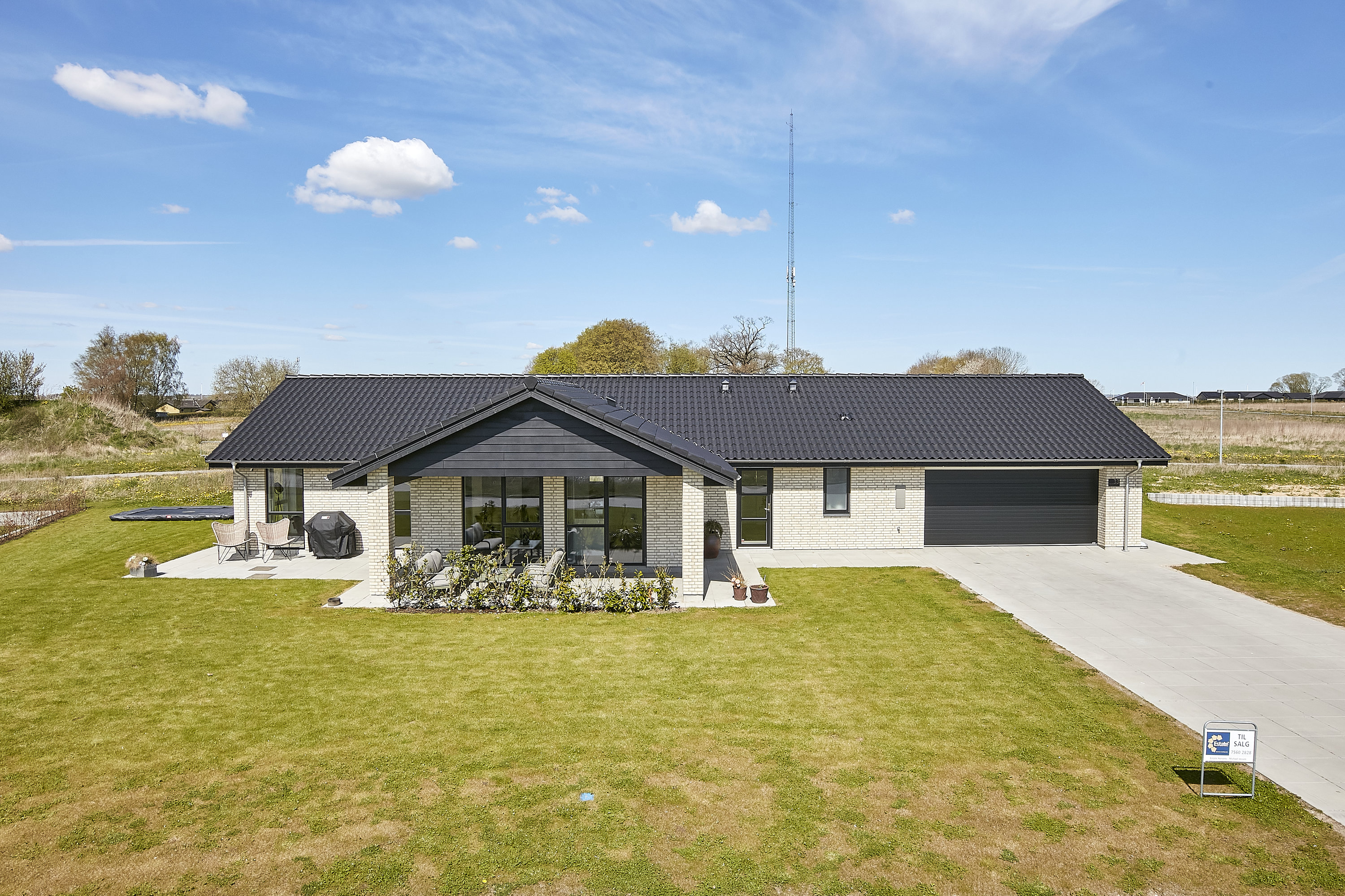 Villa: Facade på Biegårds Alle 33, Hatting, 8700 Horsens