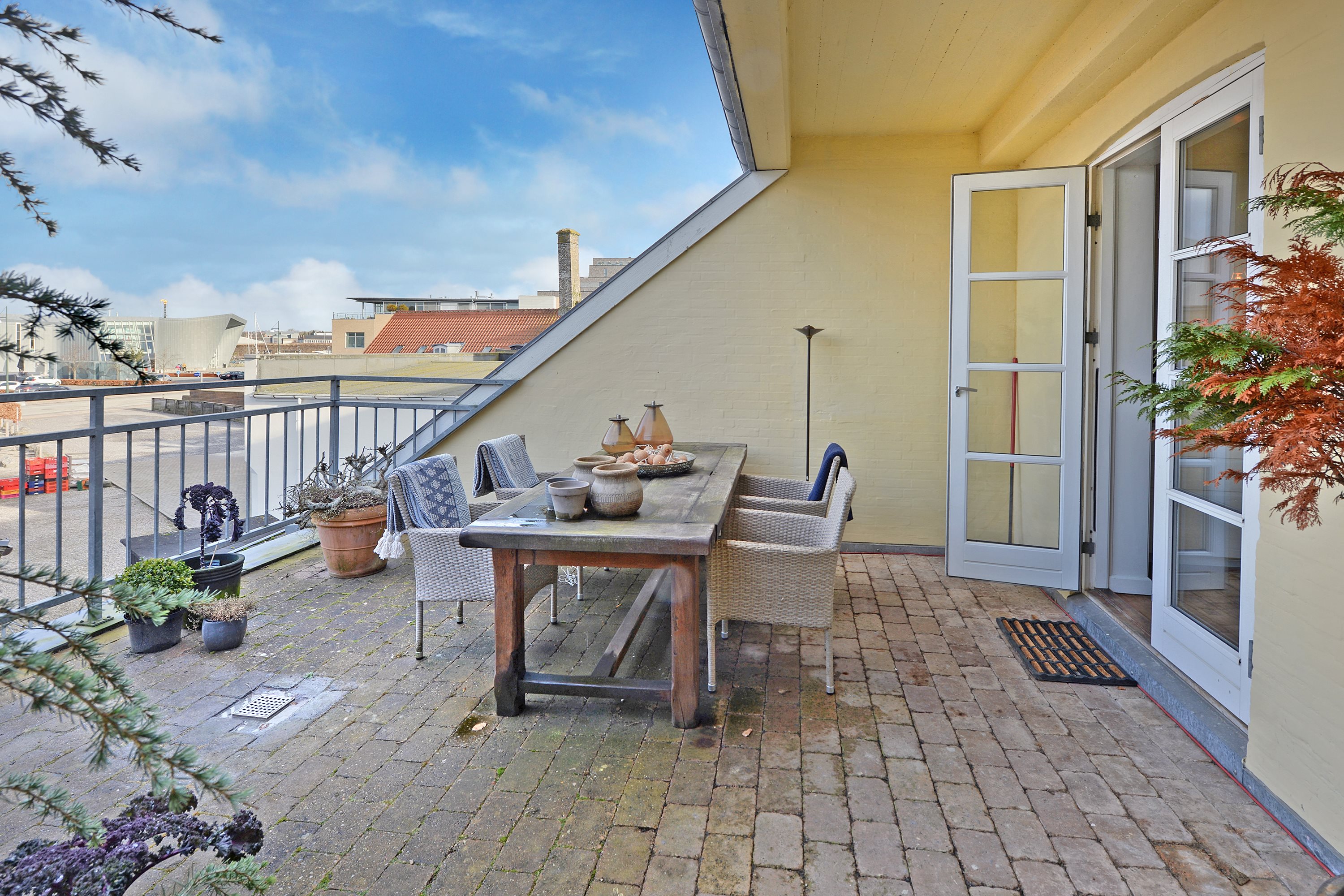 Fremhævet terrasse billede i fuldskærmstilstand. Billede af Algade 73, 1., 5500 Middelfart