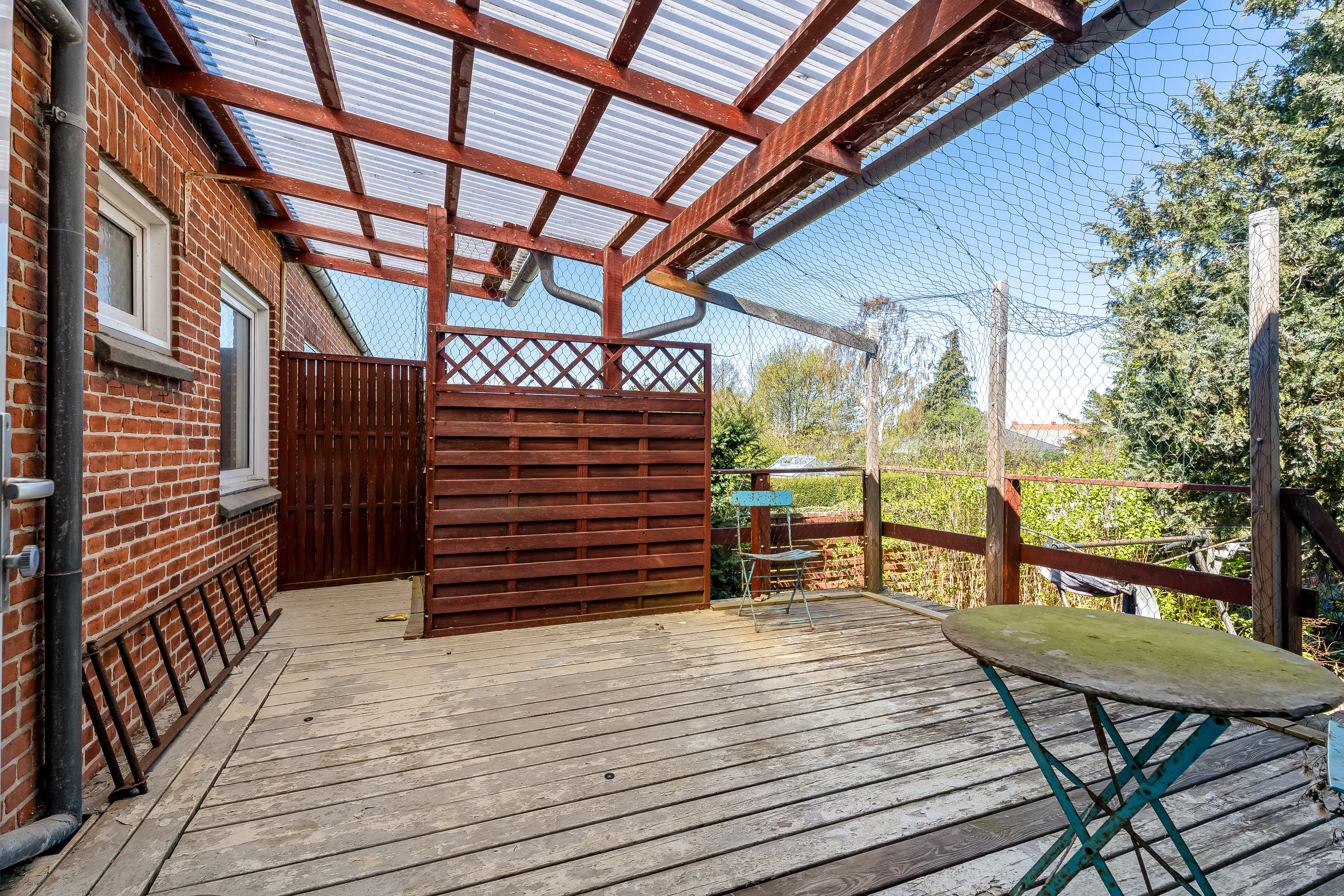 Fremhævet overdækket terrasse billede i fuldskærmstilstand. Billede af Rolfsvej 15, 4900 Nakskov