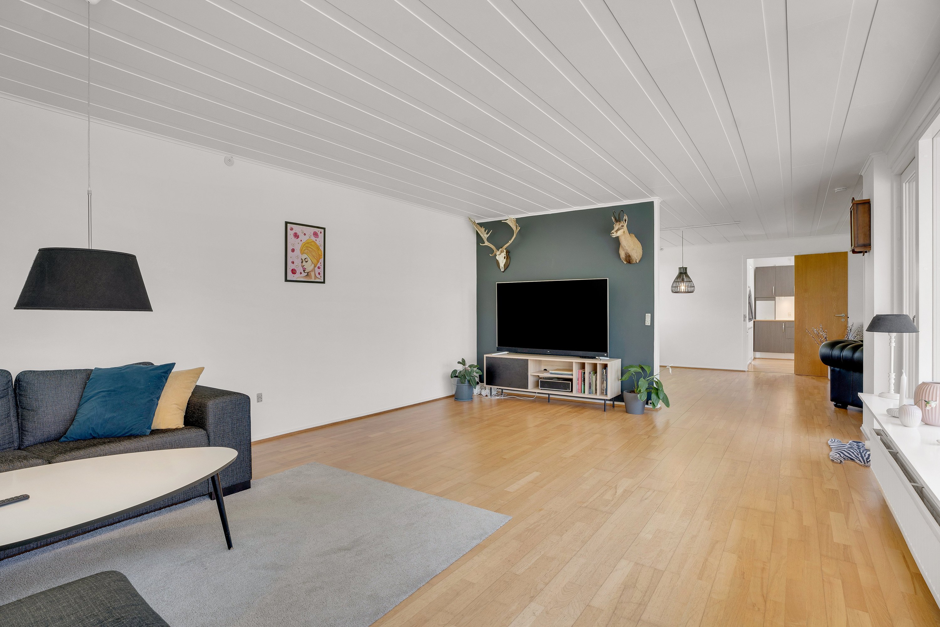 Fremhævet stue billede i fuldskærmstilstand. Billede af Oddevej 111, Købelev, 4900 Nakskov