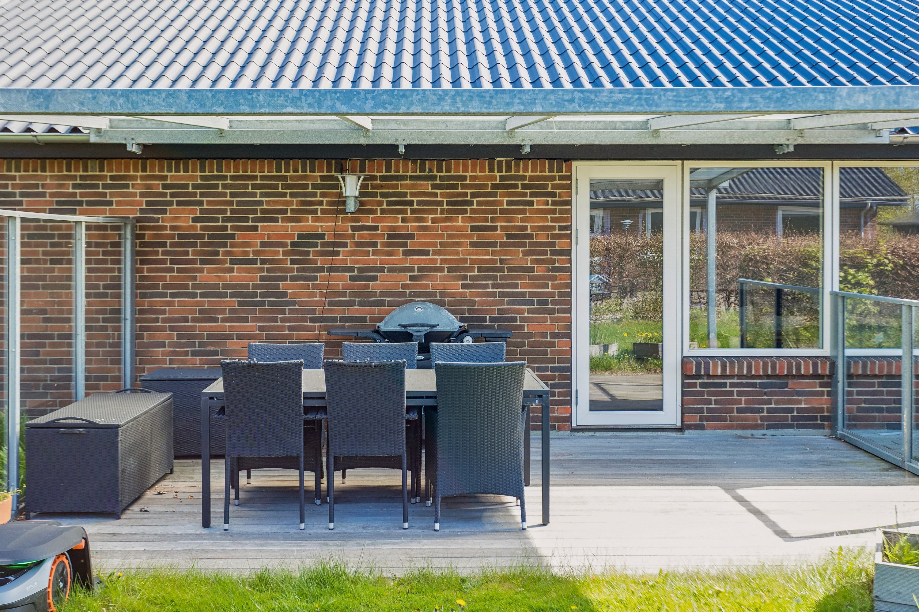 Fremhævet terrasse billede i fuldskærmstilstand. Billede af Leharsvej 4, 7500 Holstebro