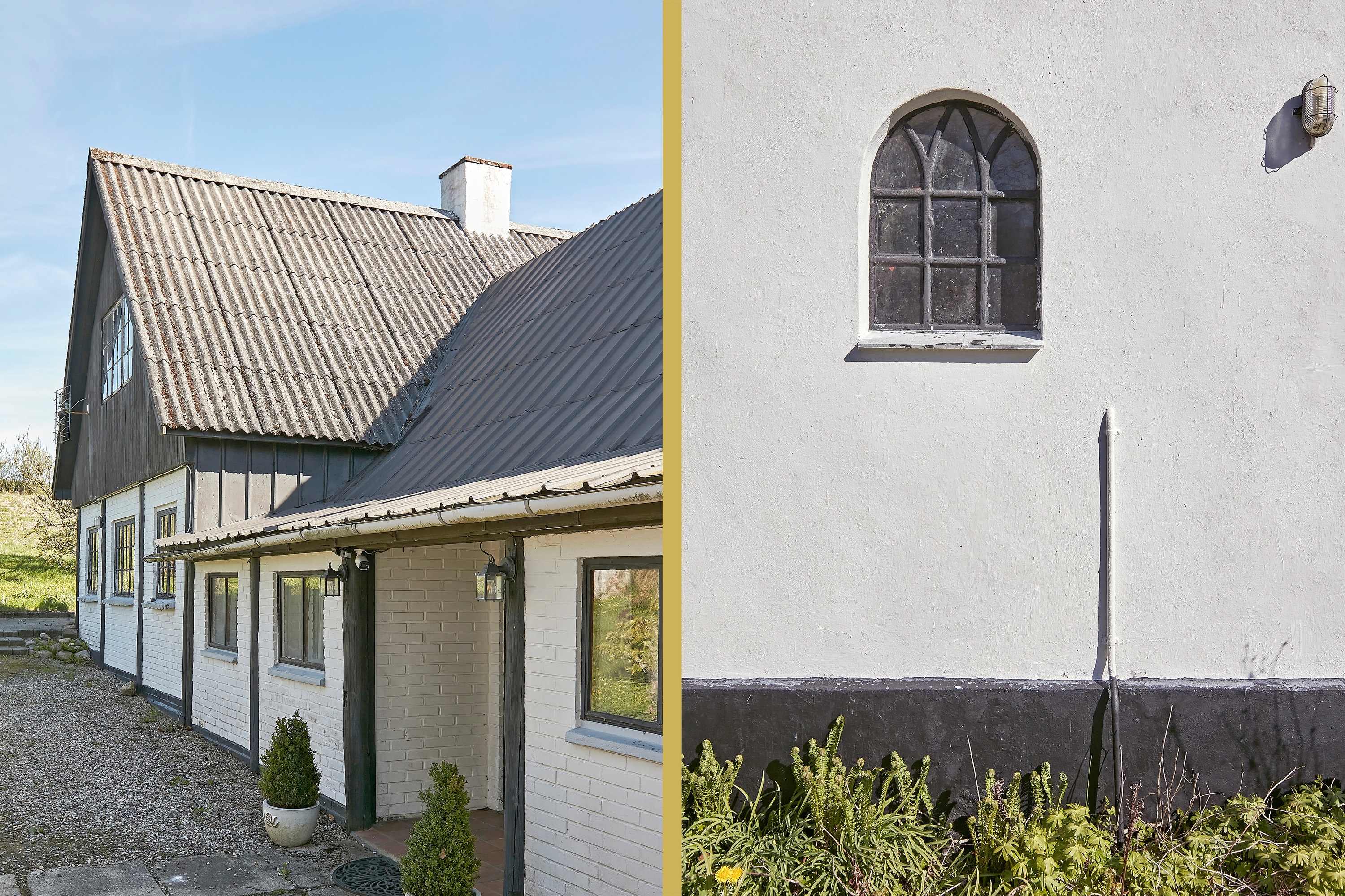 Fremhævet detaljer - facade billede i fuldskærmstilstand. Billede af Ellingvej 39, Elling, 8751 Gedved