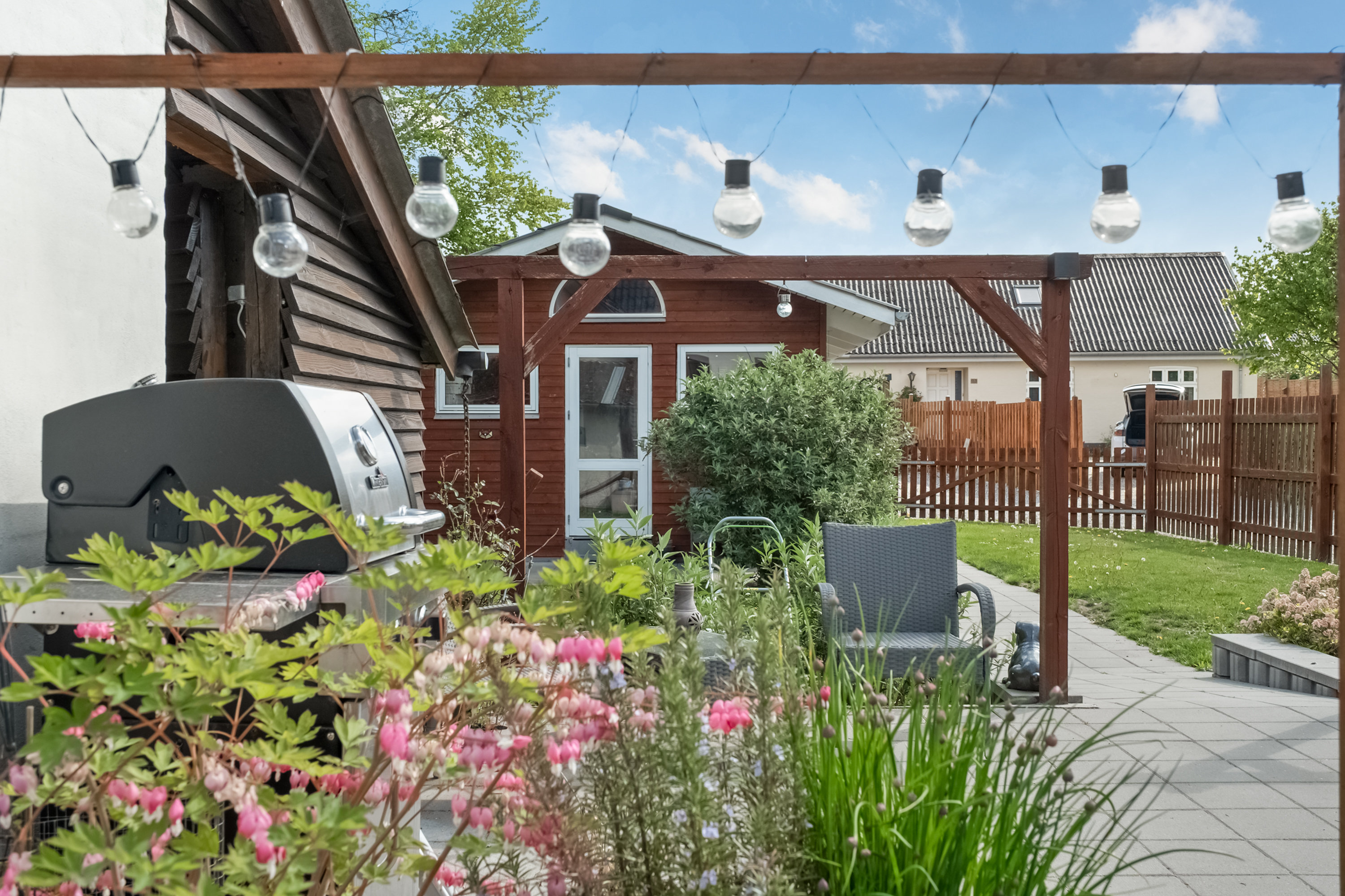 Fremhævet terrasse billede i fuldskærmstilstand. Billede af Søndergade 91, 5620 Glamsbjerg