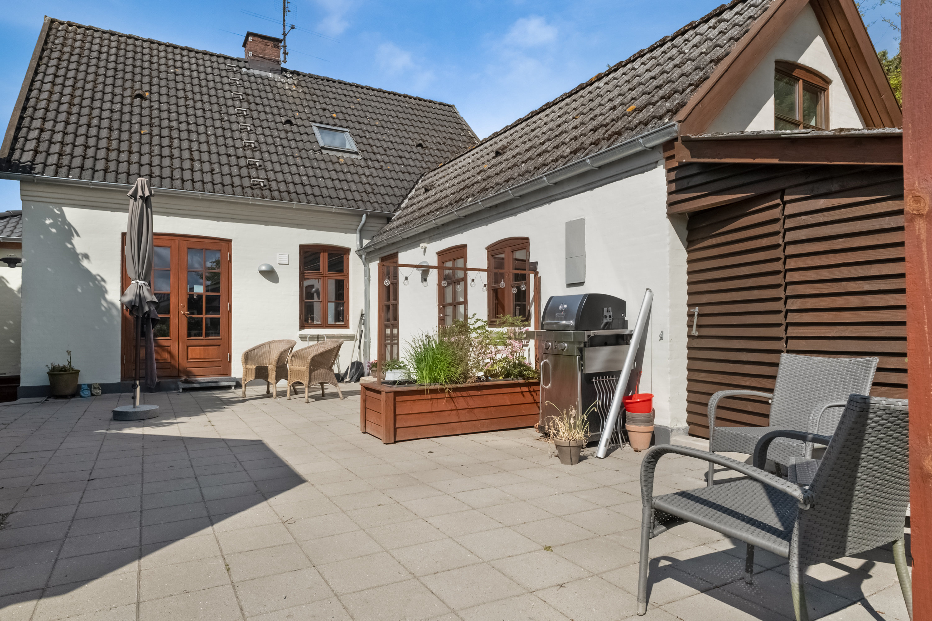 Fremhævet terrasse billede i fuldskærmstilstand. Billede af Søndergade 91, 5620 Glamsbjerg