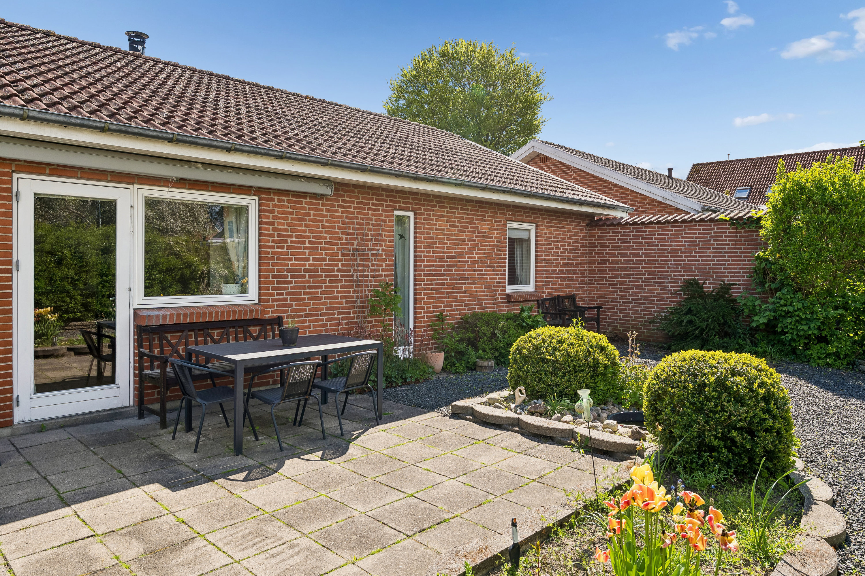 Miniaturebillede 1: terrasse. Billede af Gammelgade 2D, 8723 Løsning
