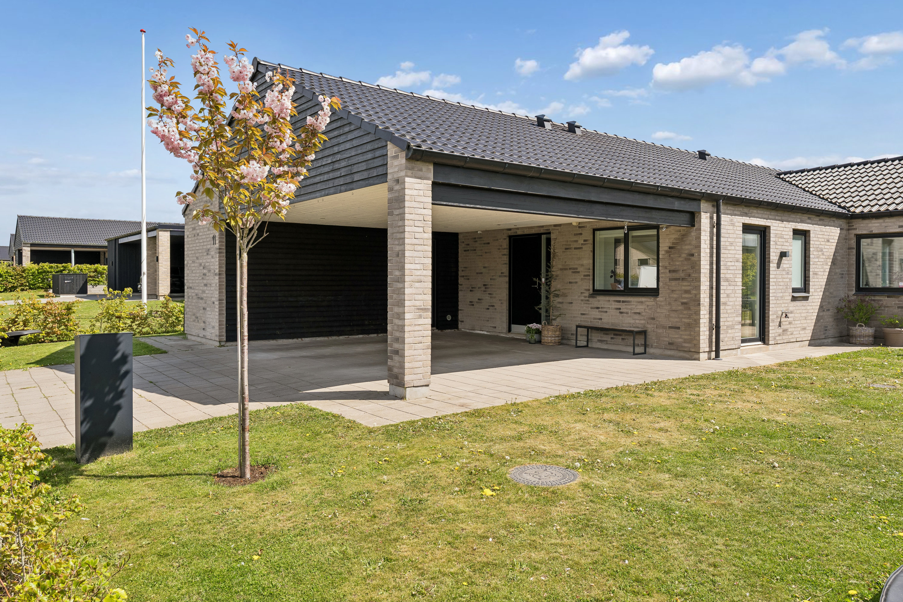 Fremhævet carport billede i fuldskærmstilstand. Billede af Lille Dalby Ager 11, 8722 Hedensted