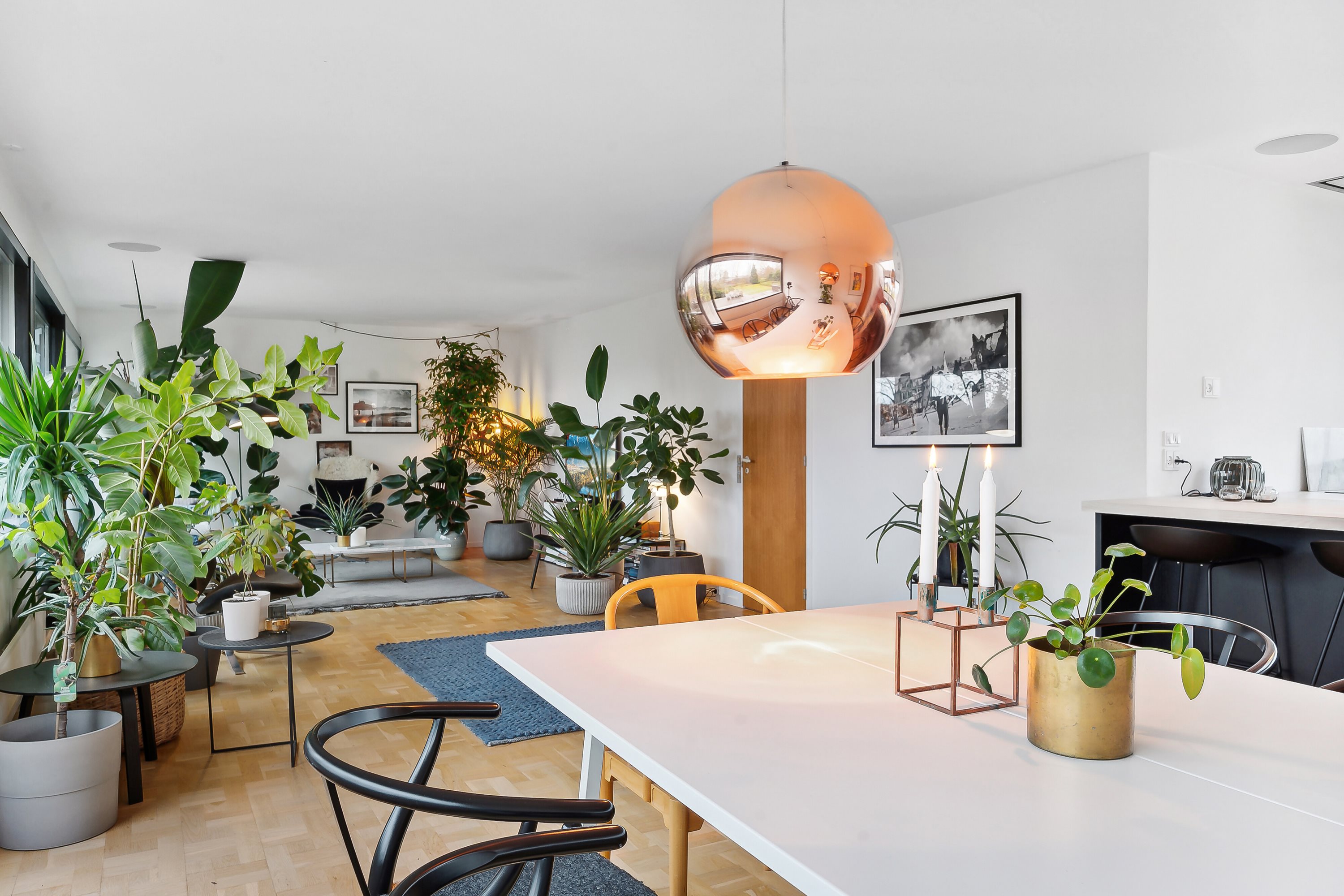 Fremhævet spisestue billede i fuldskærmstilstand. Billede af Fuglemosevej 7, 2970 Hørsholm