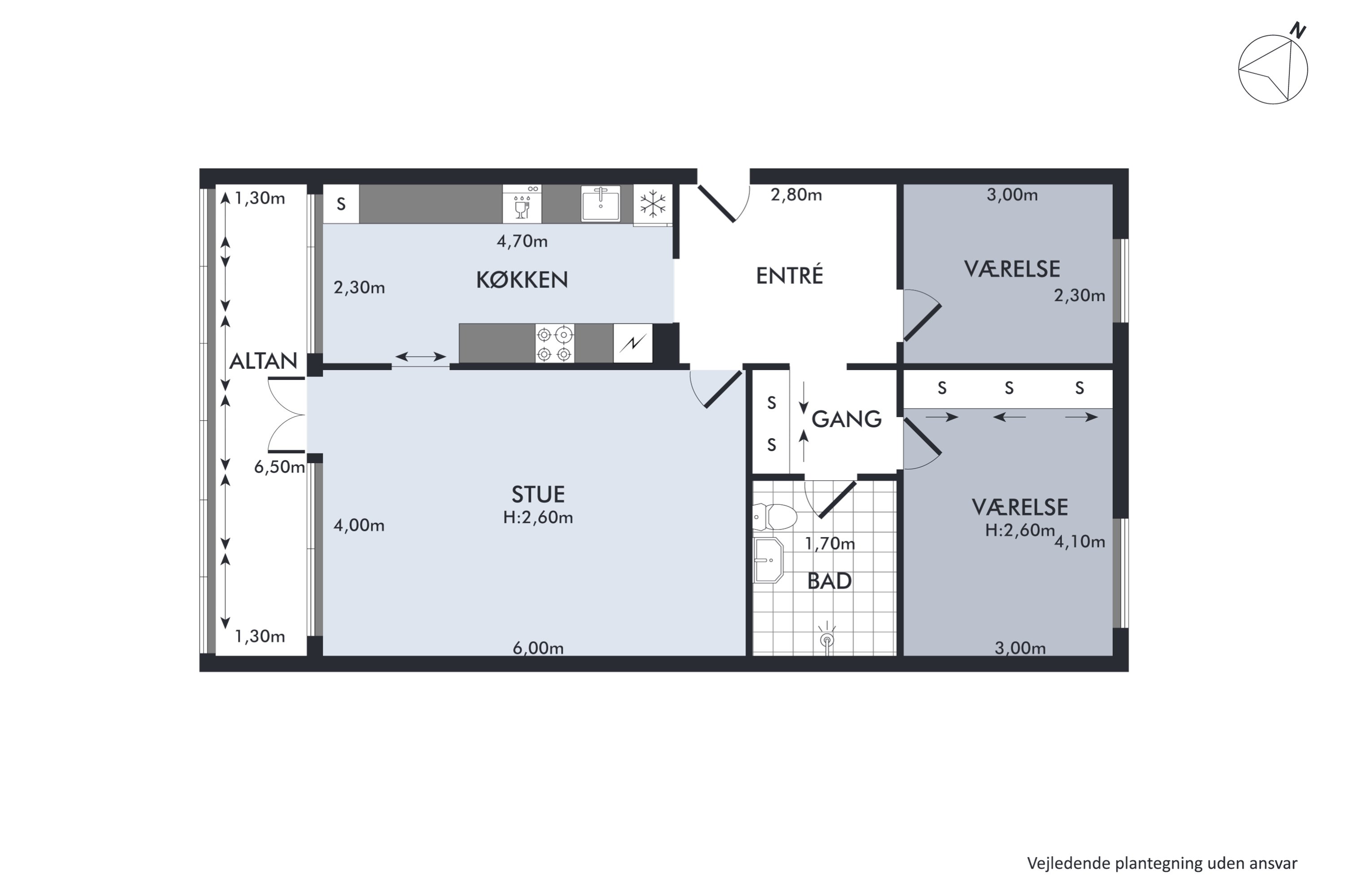 Plantegninger billede af Lindebo 5, 2. 36., 2630 Taastrup