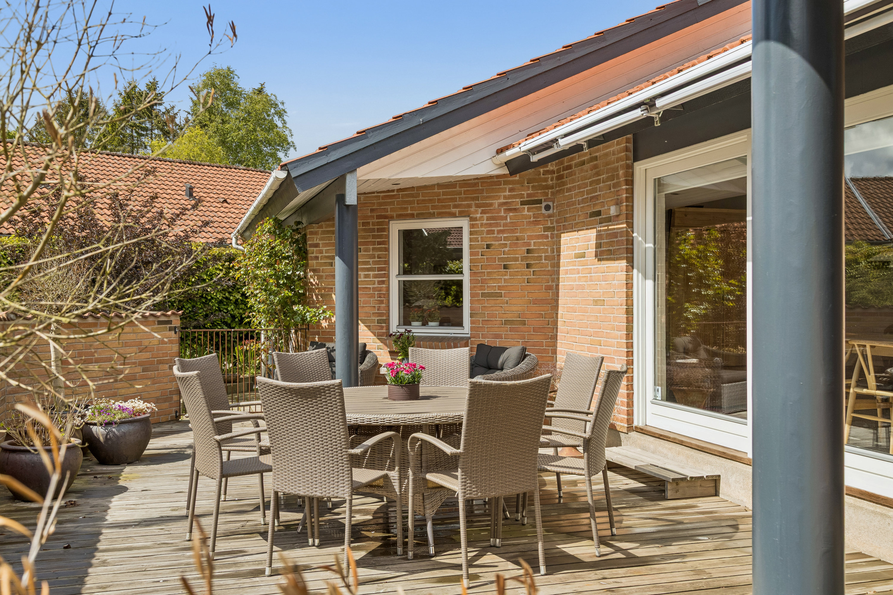 Miniaturebillede 1: terrasse. Billede af Lilleskoven 22, 8722 Hedensted