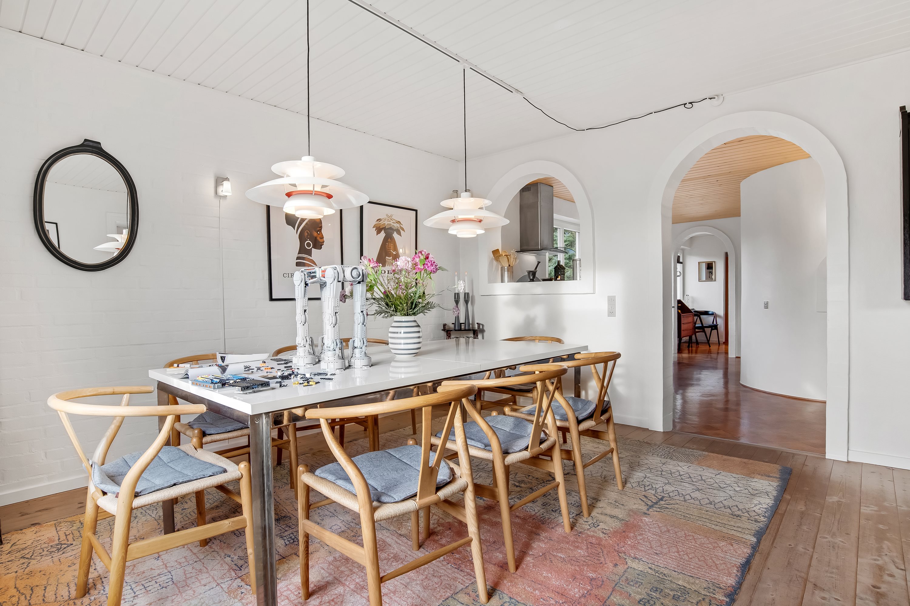 Fremhævet spisestue billede i fuldskærmstilstand. Billede af Chr Knudsens Vej 15, Råsted, 7500 Holstebro