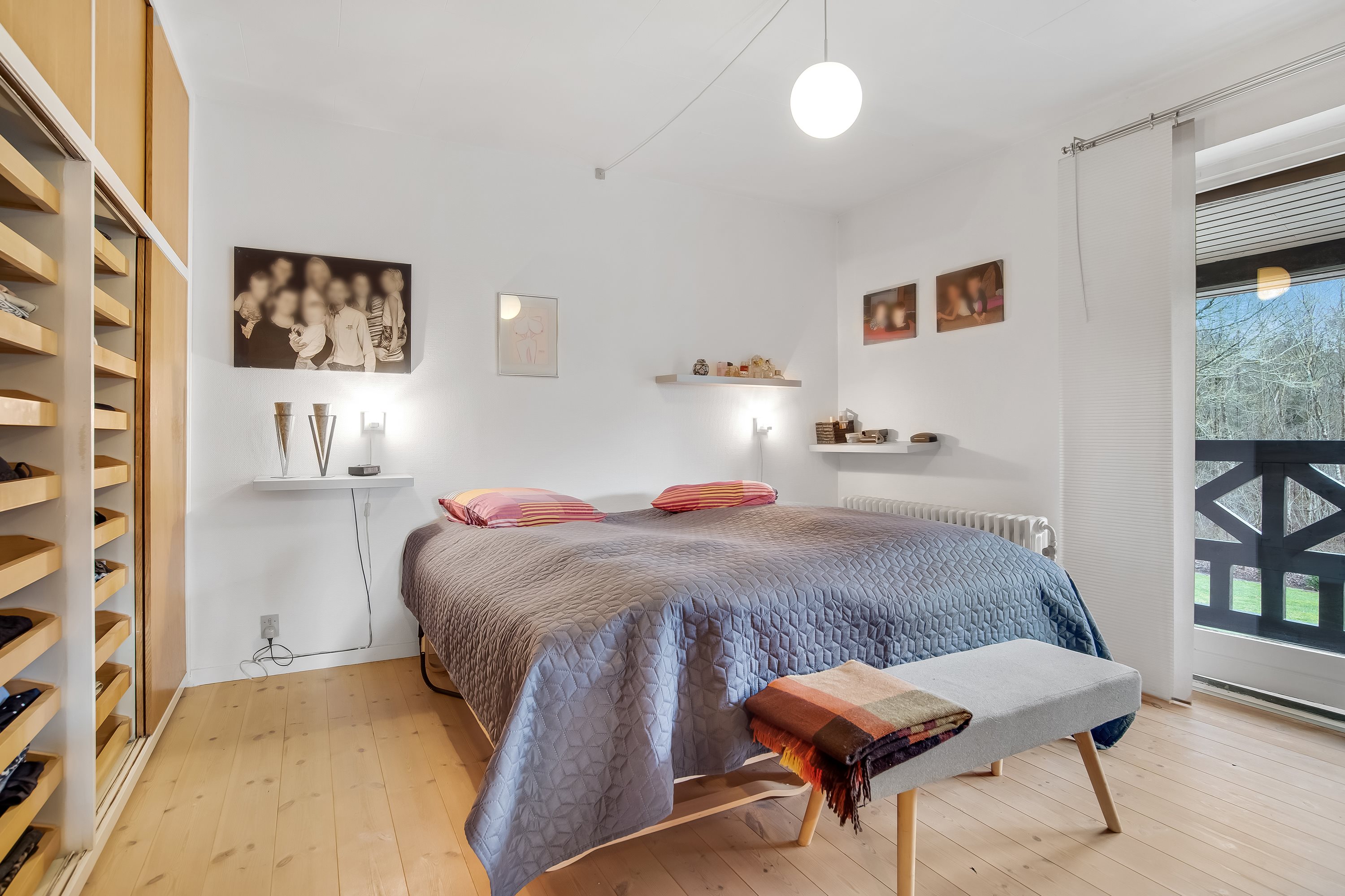 Fremhævet soveværelse billede i fuldskærmstilstand. Billede af Chr Knudsens Vej 15, Råsted, 7500 Holstebro