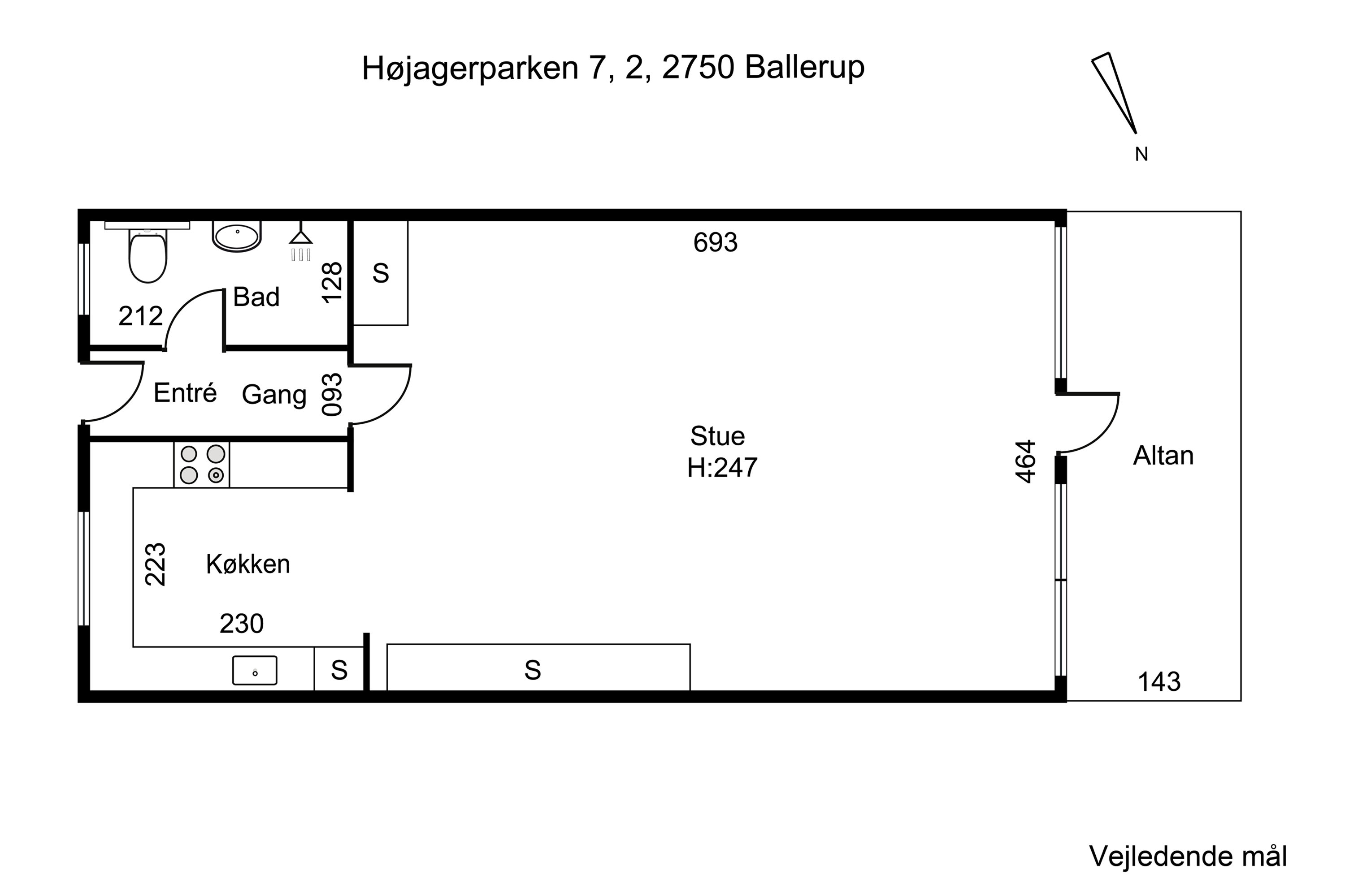 Plantegninger billede af Højagerparken 7, 2., 2750 Ballerup