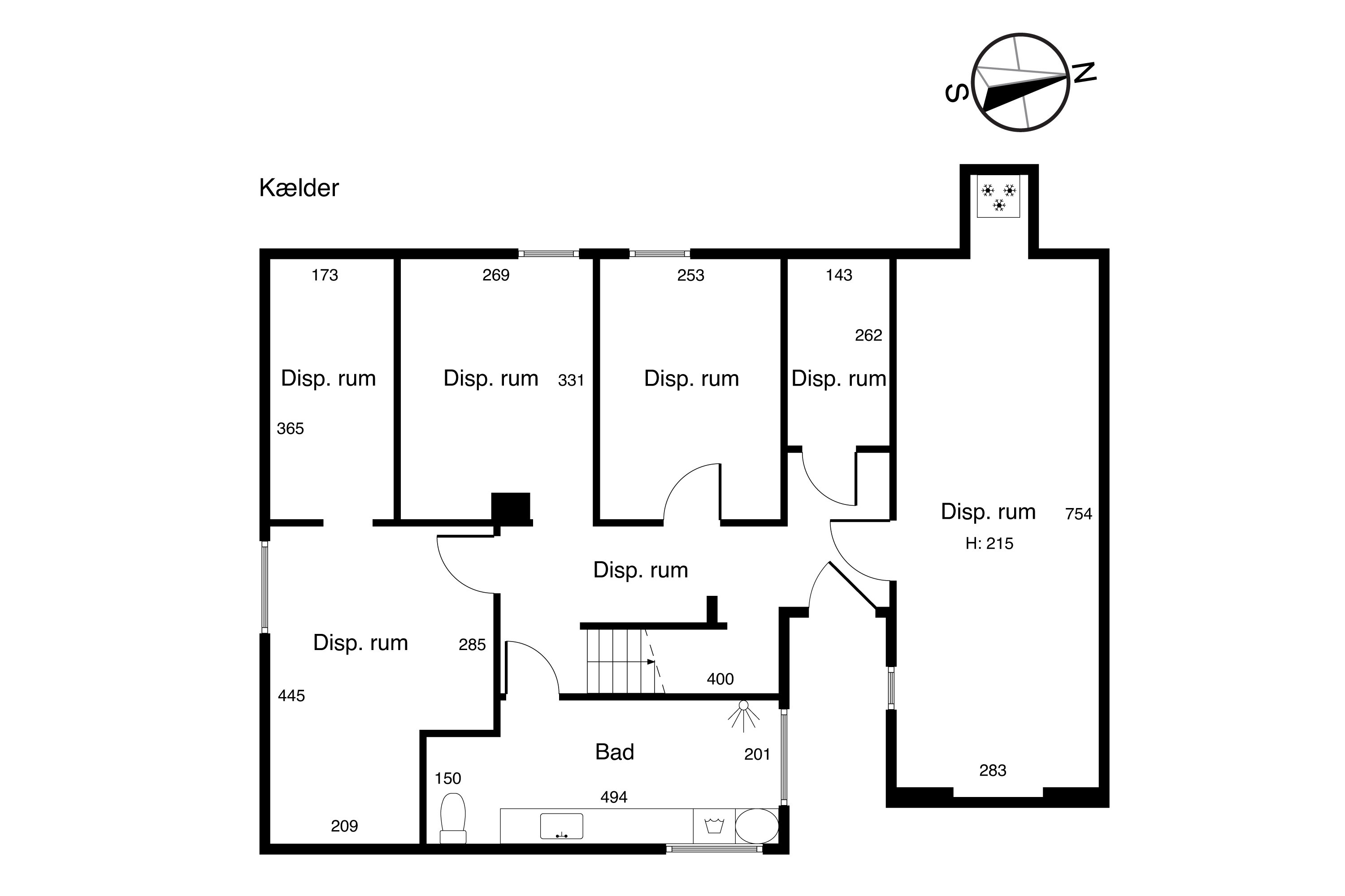 Plantegninger billede af Krogshøjvej 135, 2880 Bagsværd